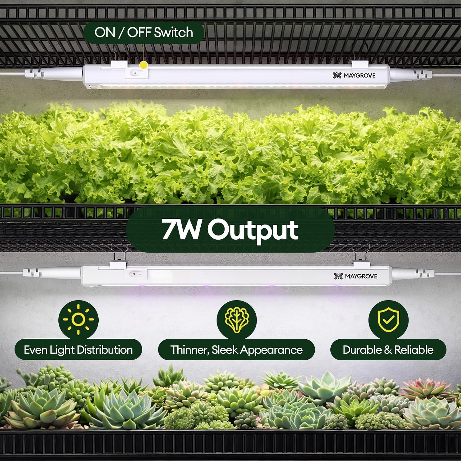 Detalle de Maygrove grow light strips, 1 ft
