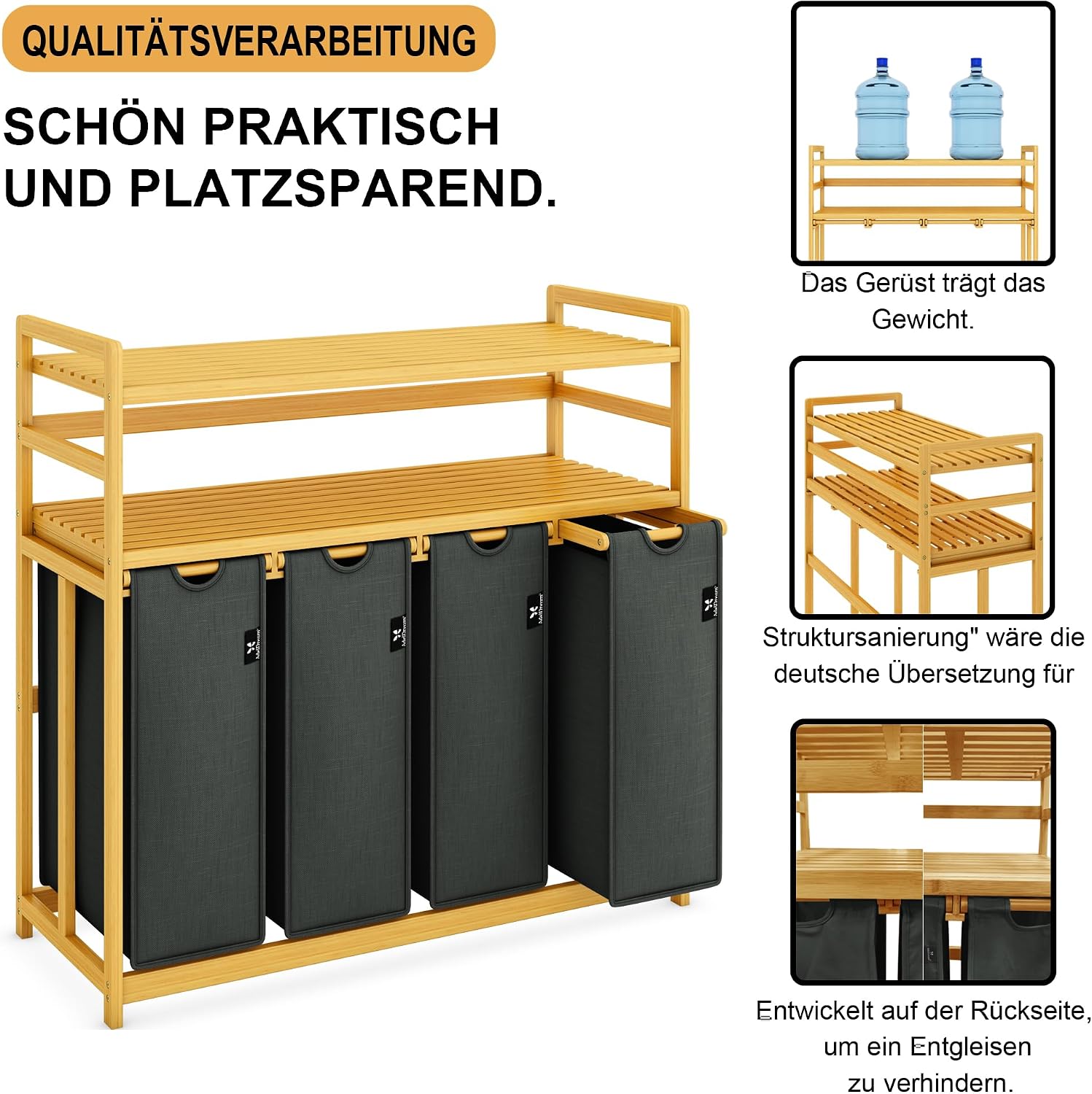 Thumbnail 3 de AdelDream Premium Wäschekorb 200L