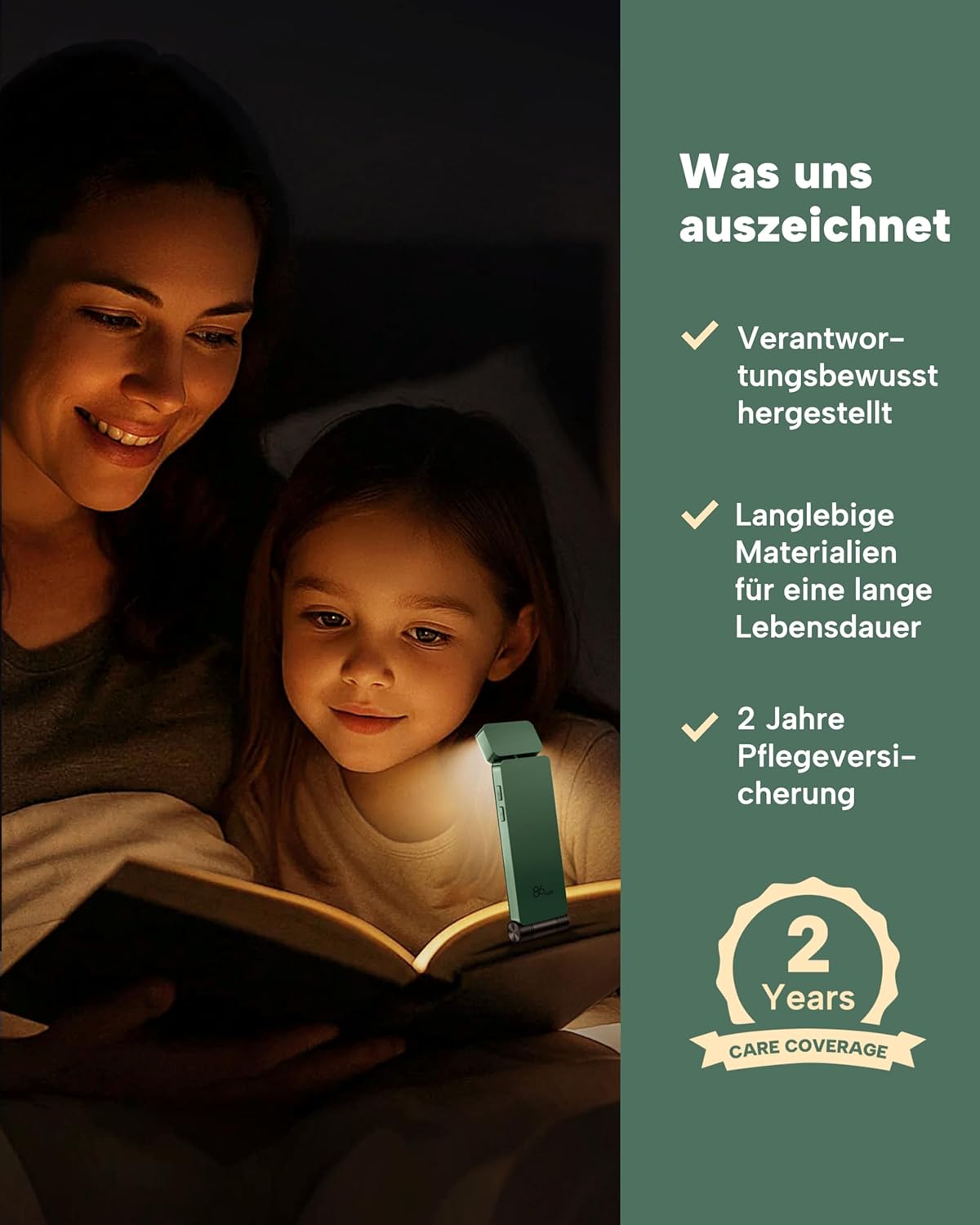 Thumbnail 6 de 86lux Leselampe Buchklemme 80 g 📖