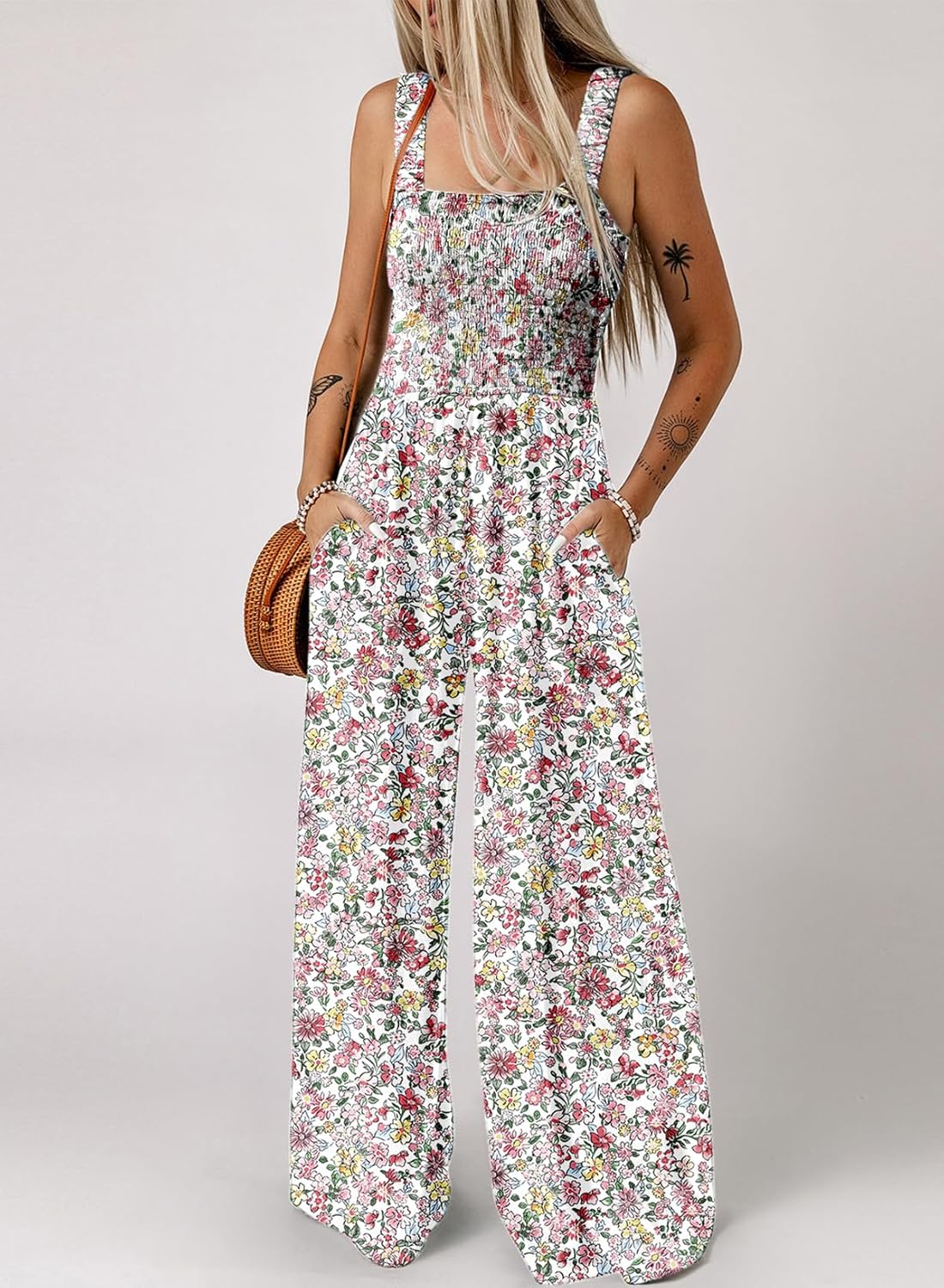 Detalle 2 de Dokotoo Women's Casual Loose Overalls Jumpsuit