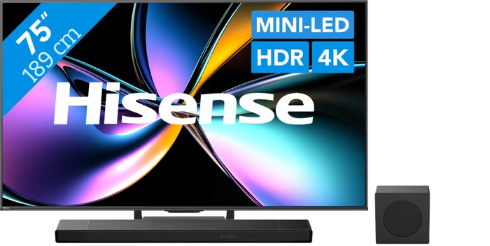 Thumbnail 24 de Hisense 75 Zoll ULED Mini-LED U79Q PRO (2025) + AX3120Q Soundbar – Set