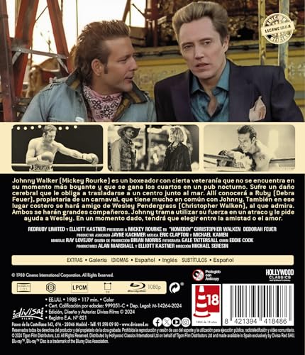 Detalle de Homeboy (1988) de Michael Seresin — Blu-ray 🎬