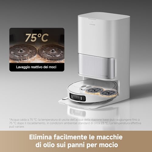 Detalle de dreame L40 Ultra AE: Robot Aspirapolvere con Lavaggio Panno 75°C di Dreame