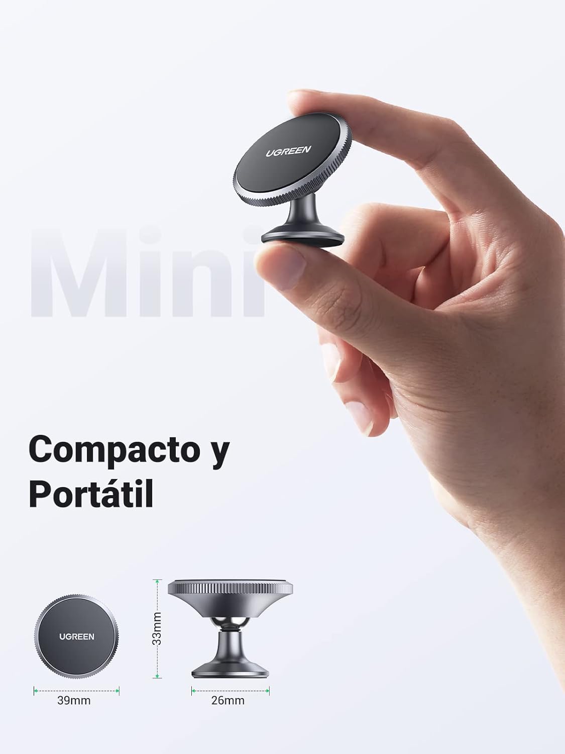 Thumbnail 5 de UGREEN Soporte Móvil Coche Magnético 360°