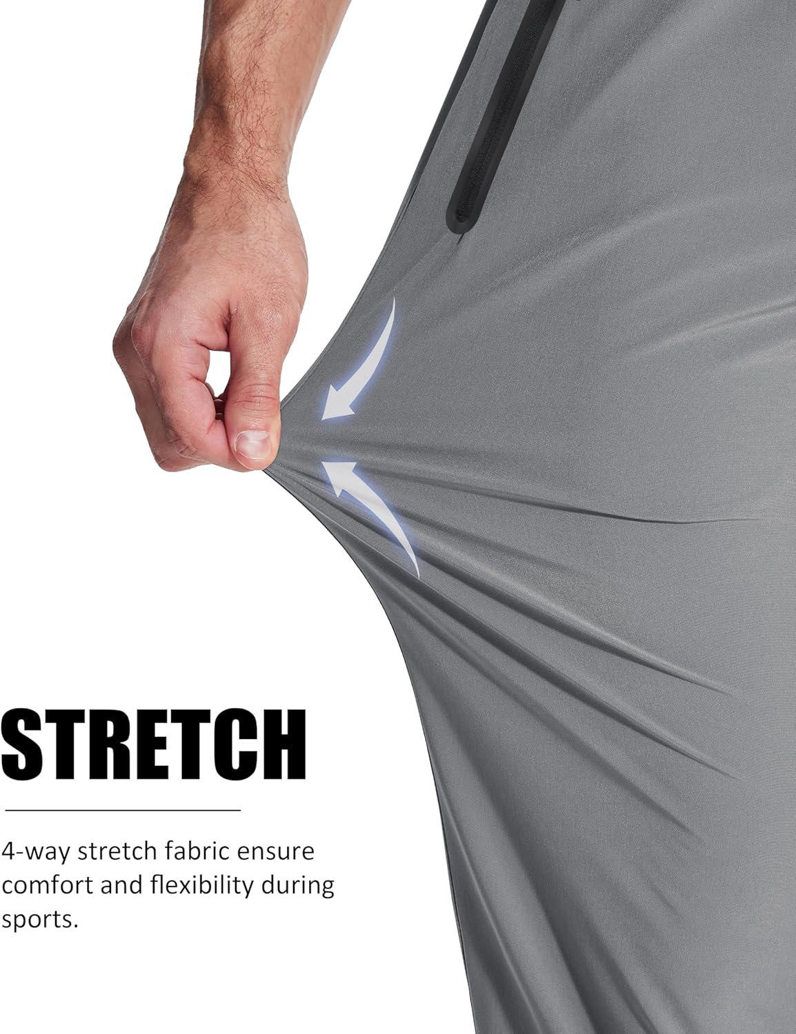 Thumbnail 4 de MAGCOMSEN Men's Lightweight Tracksuit Bottoms with Zip Pockets
