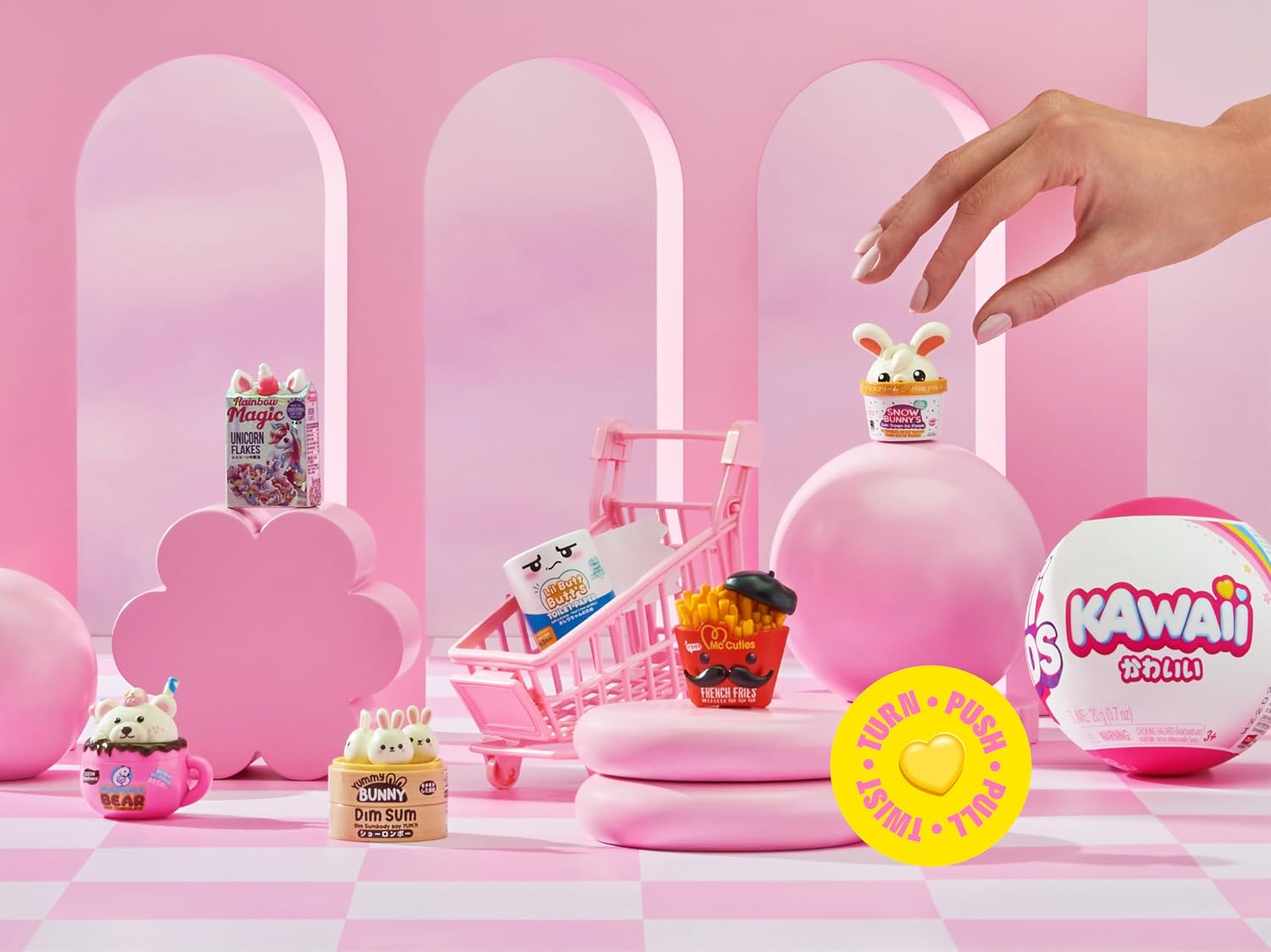 Detalle 2 de Mini Brands Kawaii Capsule Serie 2 – mini collezionabili a sorpresa con tema giapponese
