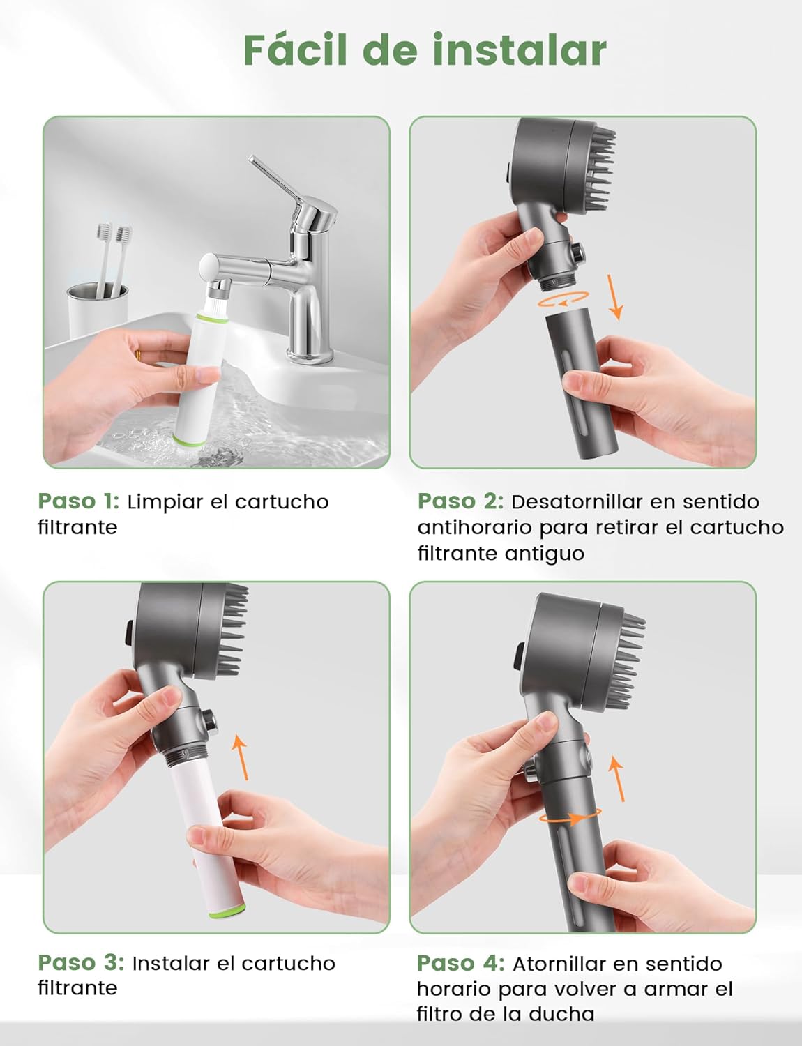 Thumbnail 5 de MEKO filtros ducha 2-pack 15 capas
