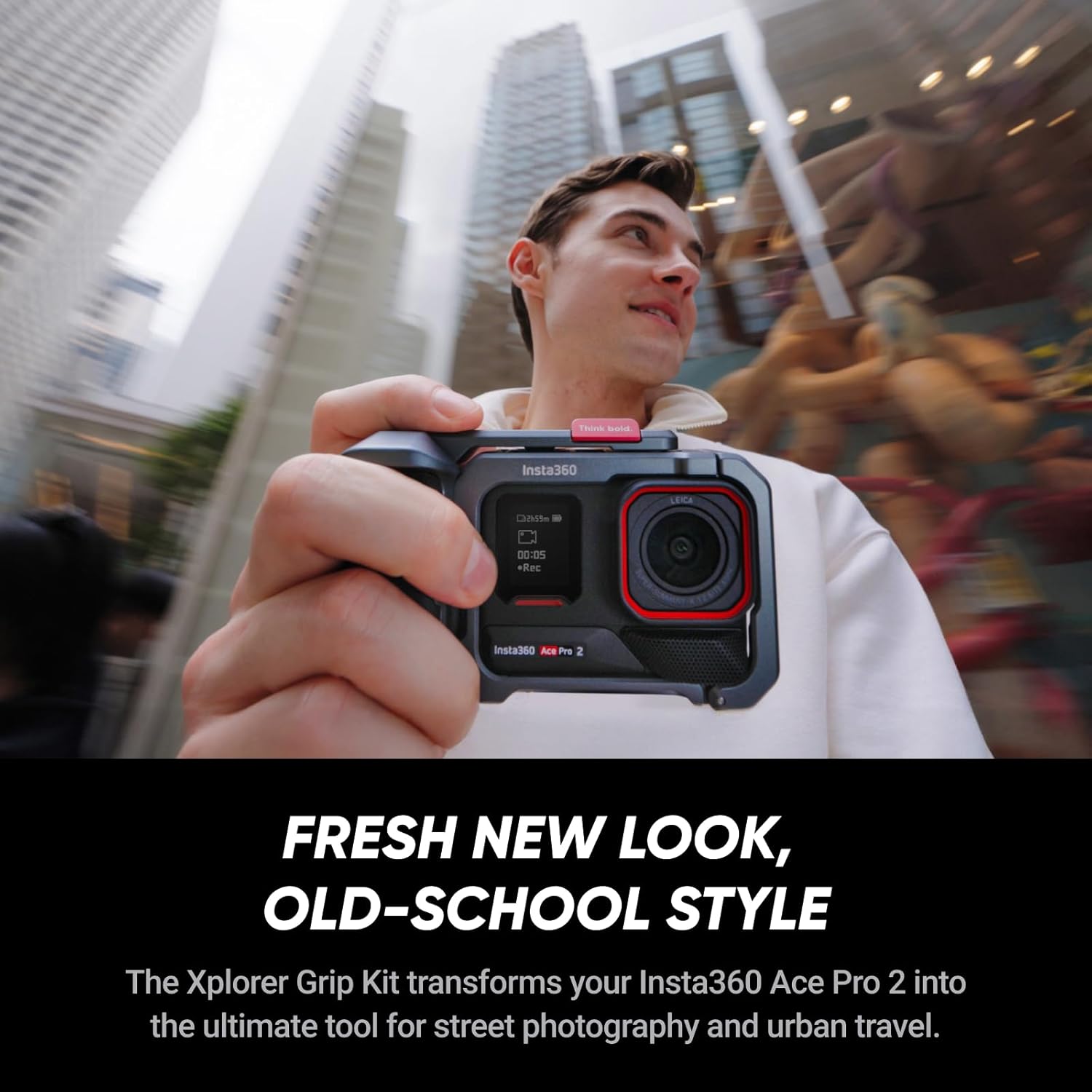 Thumbnail 1 de Insta360 Ace Pro 2 Xplorer Bundle (Slate Grey) action camera kit for street photography
