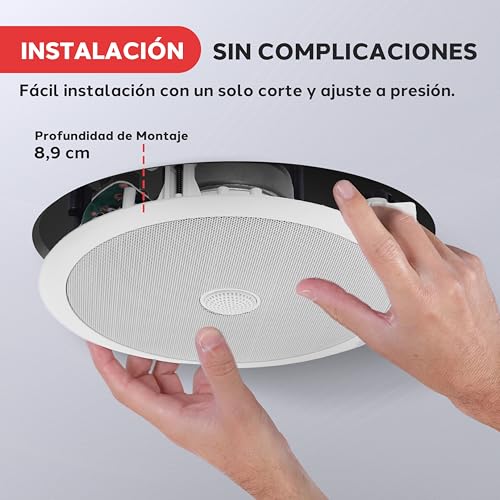Thumbnail 3 de Pyle Altavoces Empotrables Techo 8” con Tweeter Titanium 🎶