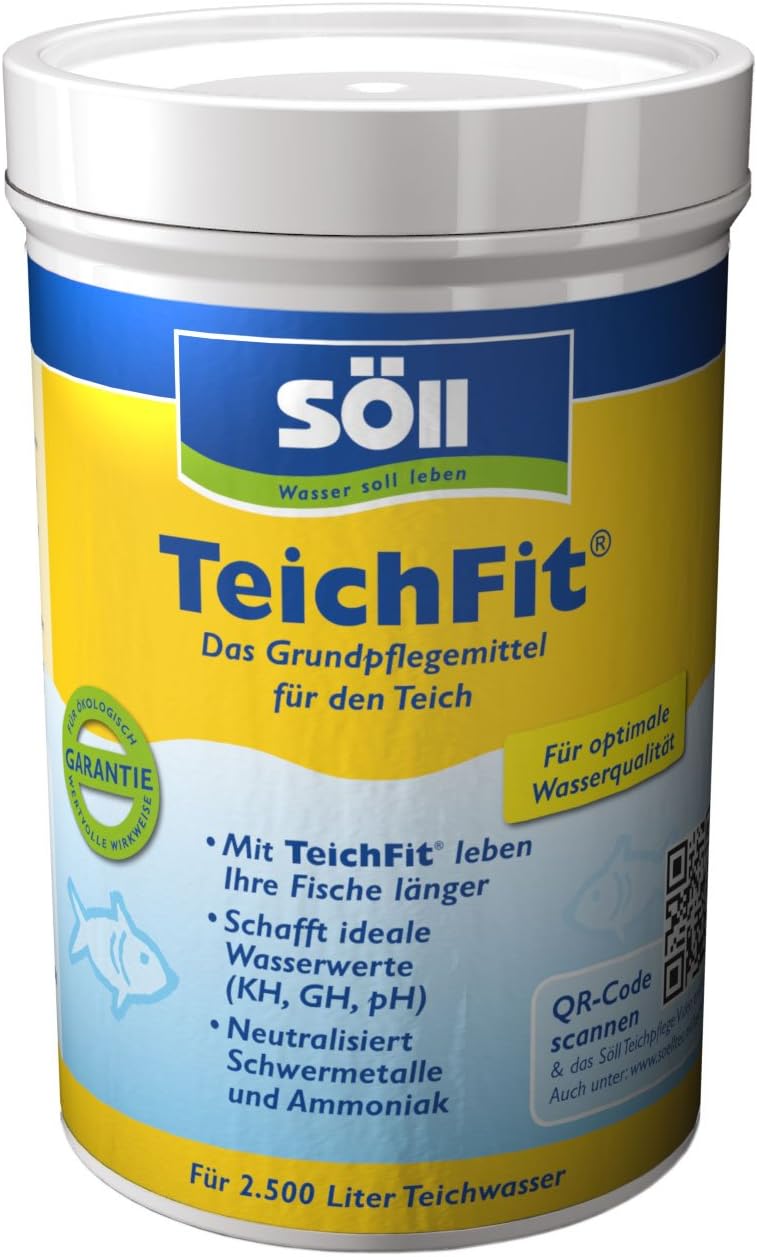 Söll TeichFit 250 g – Grundpflegemittel zur Teichwasseraufbereitung (2.500 L)