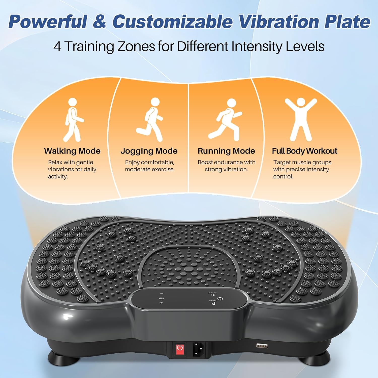 Detalle 1 de Bigzzia Vibration Plate for Weight Loss