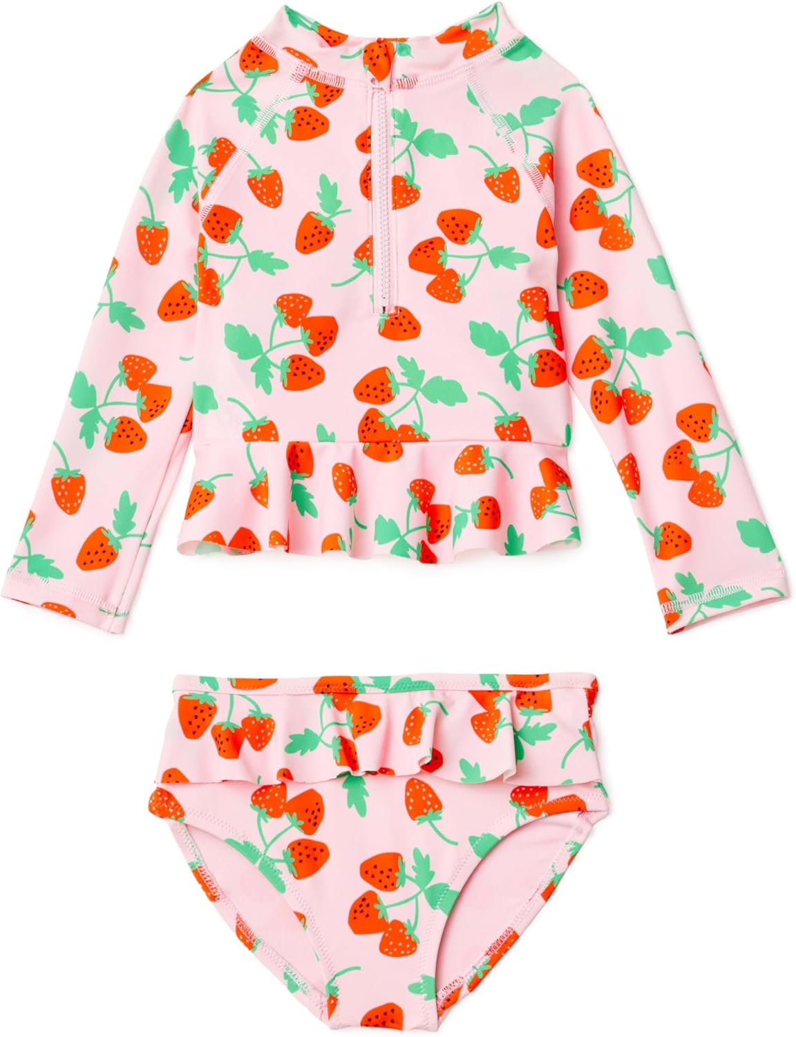 Thumbnail 6 de Set rashguard Amazon Essentials per bambine e ragazze con volant e zip sul retro