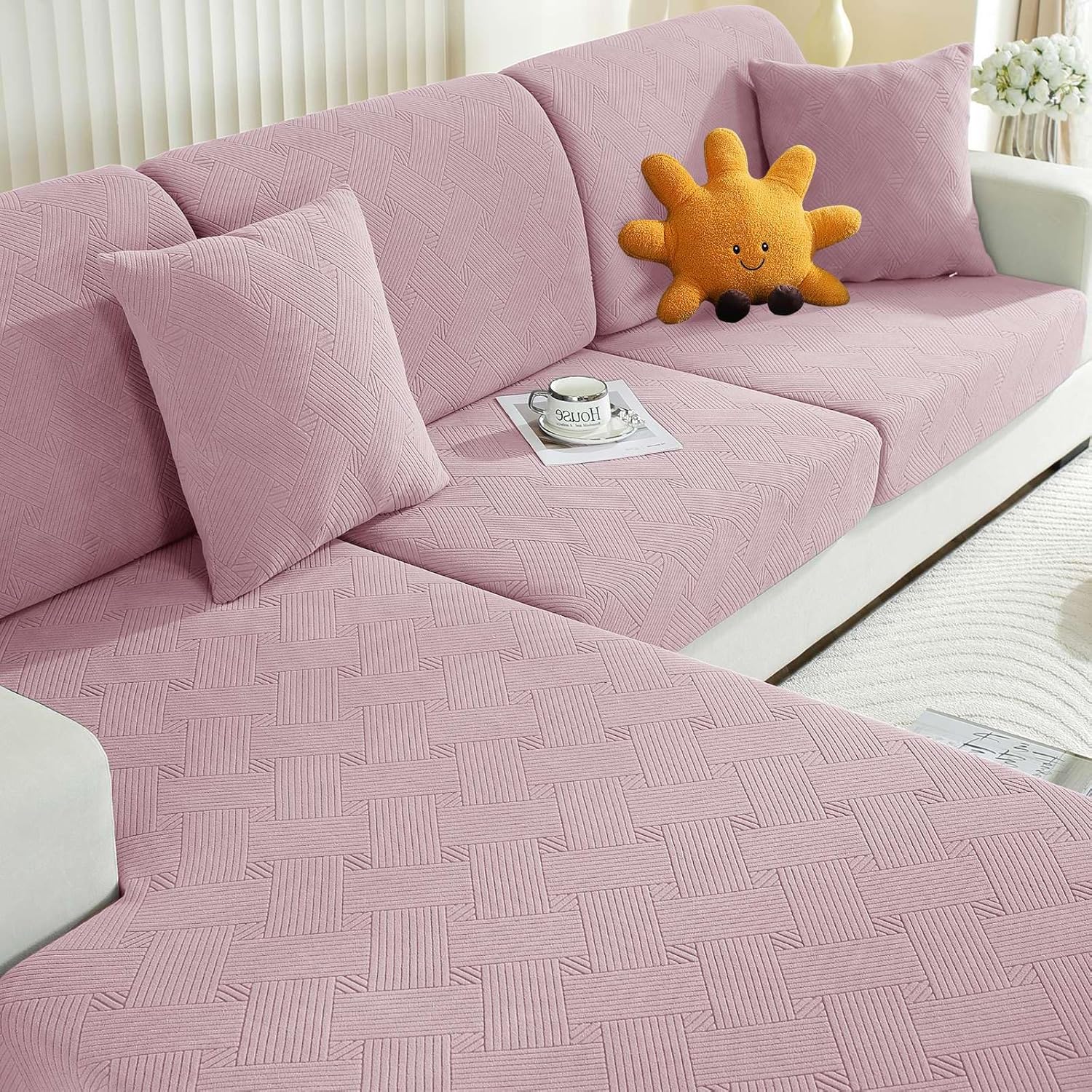 Thumbnail 6 de Ystyle Funda Asiento Sofa Chaise Long caqui 1+3