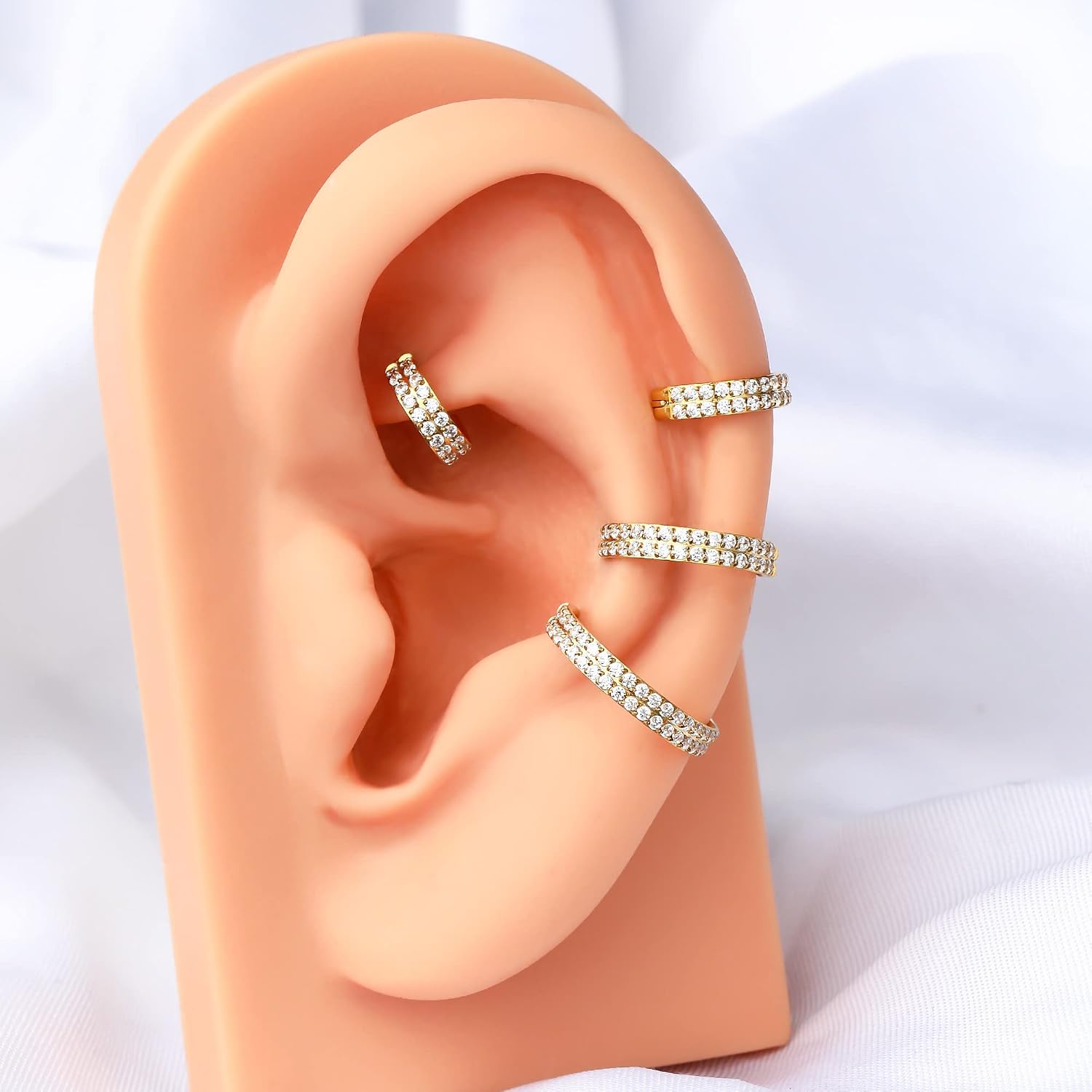Detalle 1 de OUFER piercing hélix 16 g acier 316L zircone