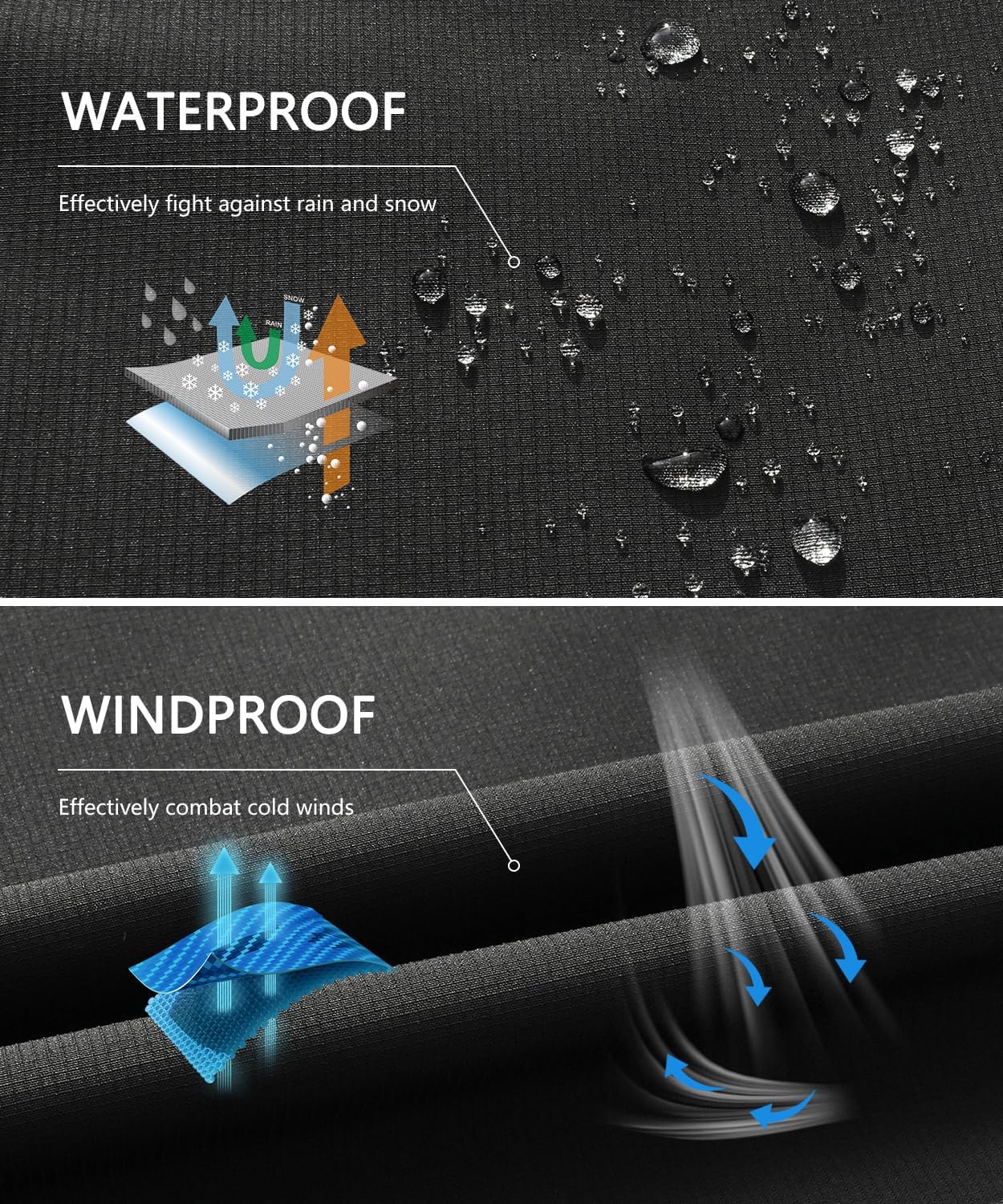 Thumbnail 3 de MAOYSSEN Men's Ski Jacket with Fleece Lining ⚙