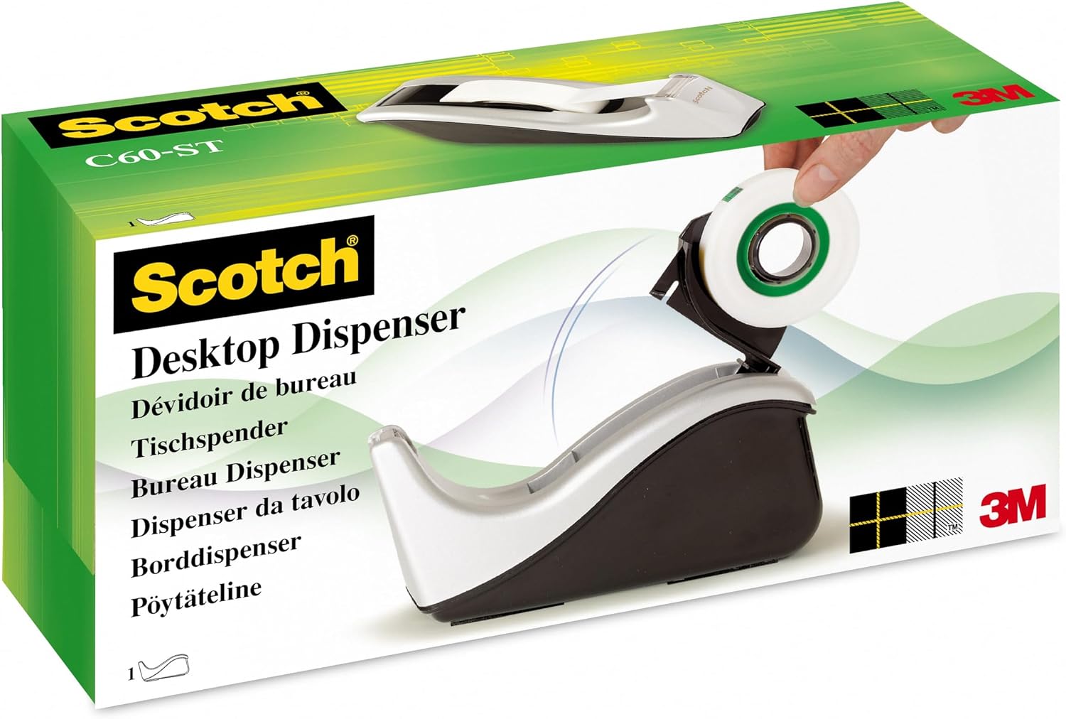 Thumbnail 5 de Scotch Magic Tape Dévidoir + Ruban Invisible 19 mm x 38 m — idéal pour l’école, la maison et le bureau