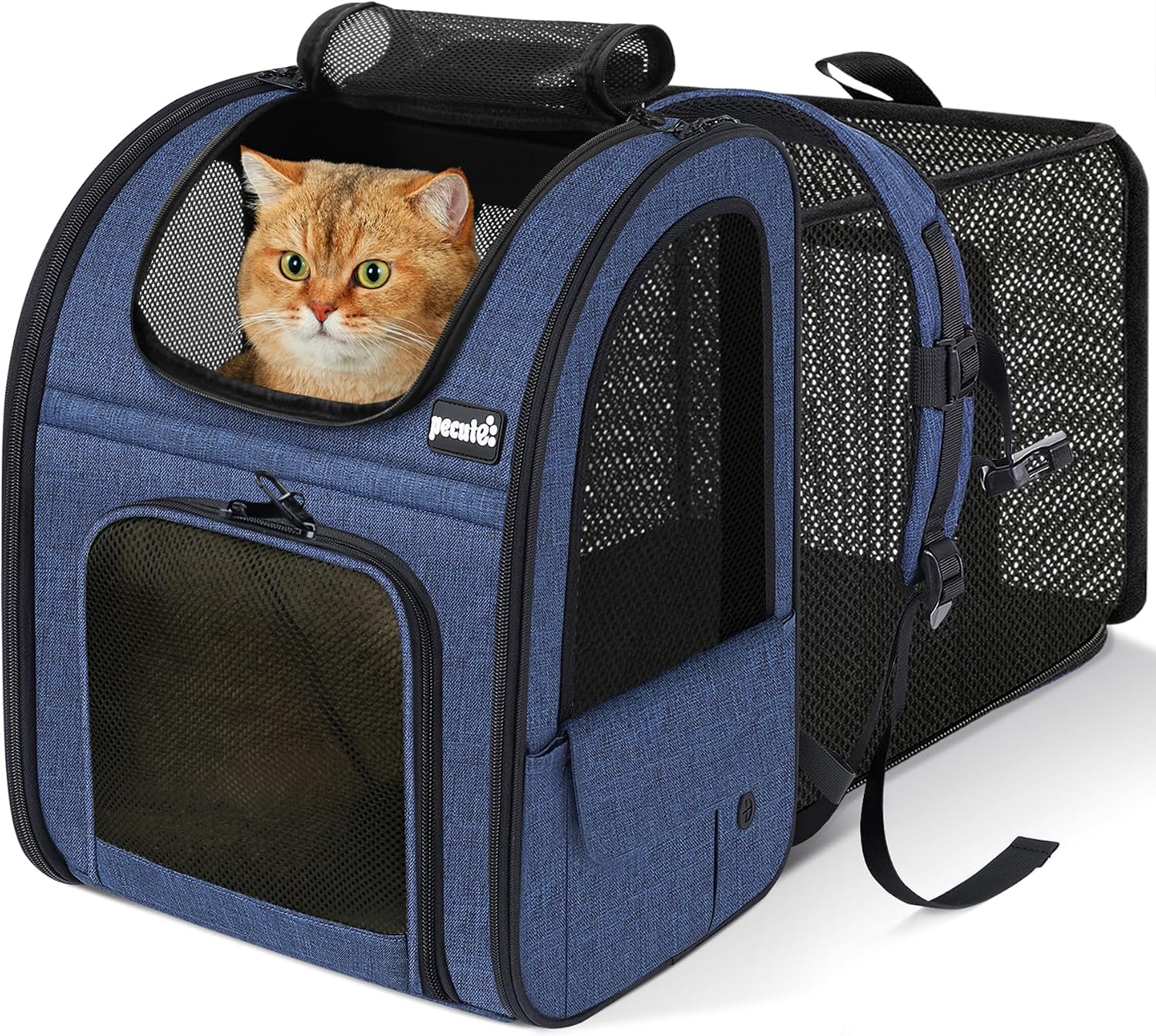 Detalle de Pecute Cat Carrier Backpack for Pets Up to 11 lbs