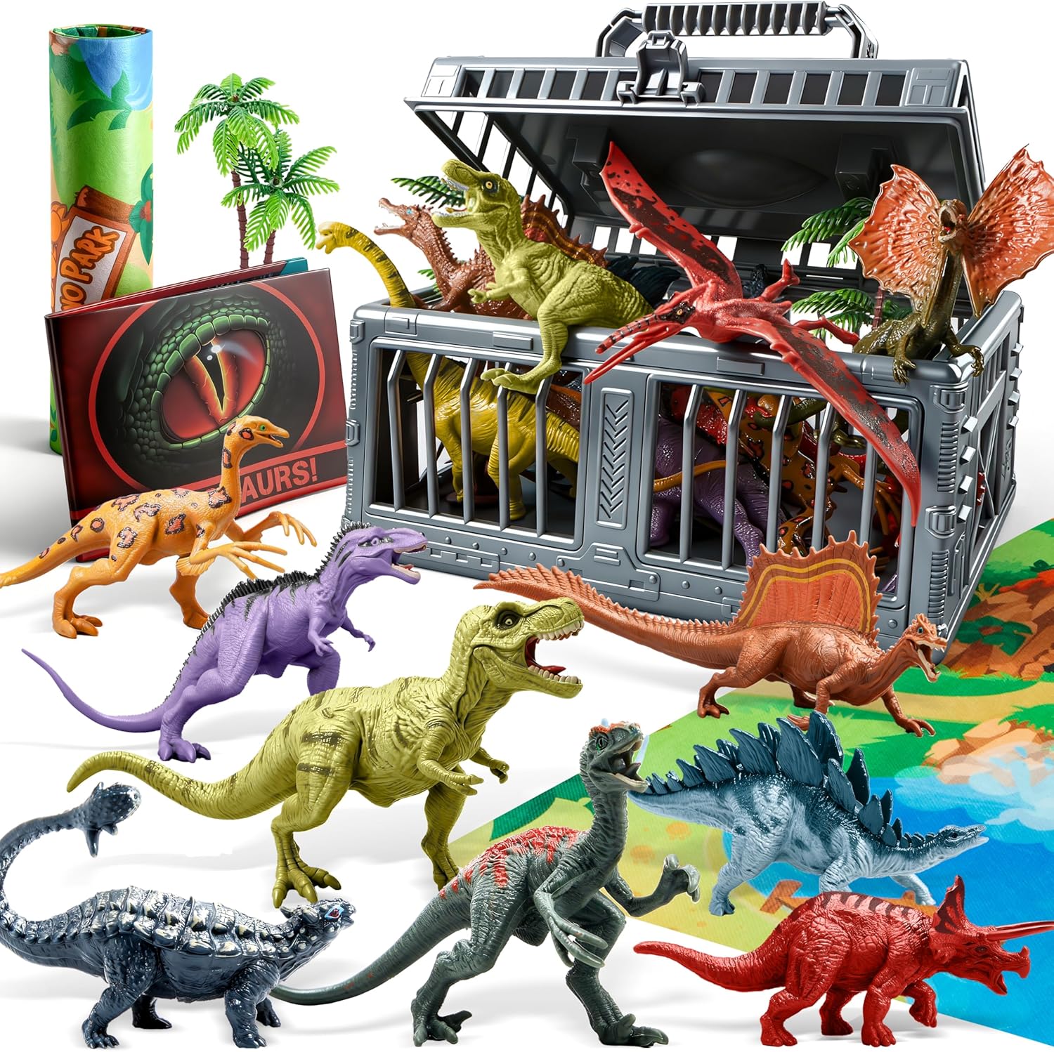 Detalle de JOYIN Dinosaurier Spielzeug 19 Teile 3–6 Jahre