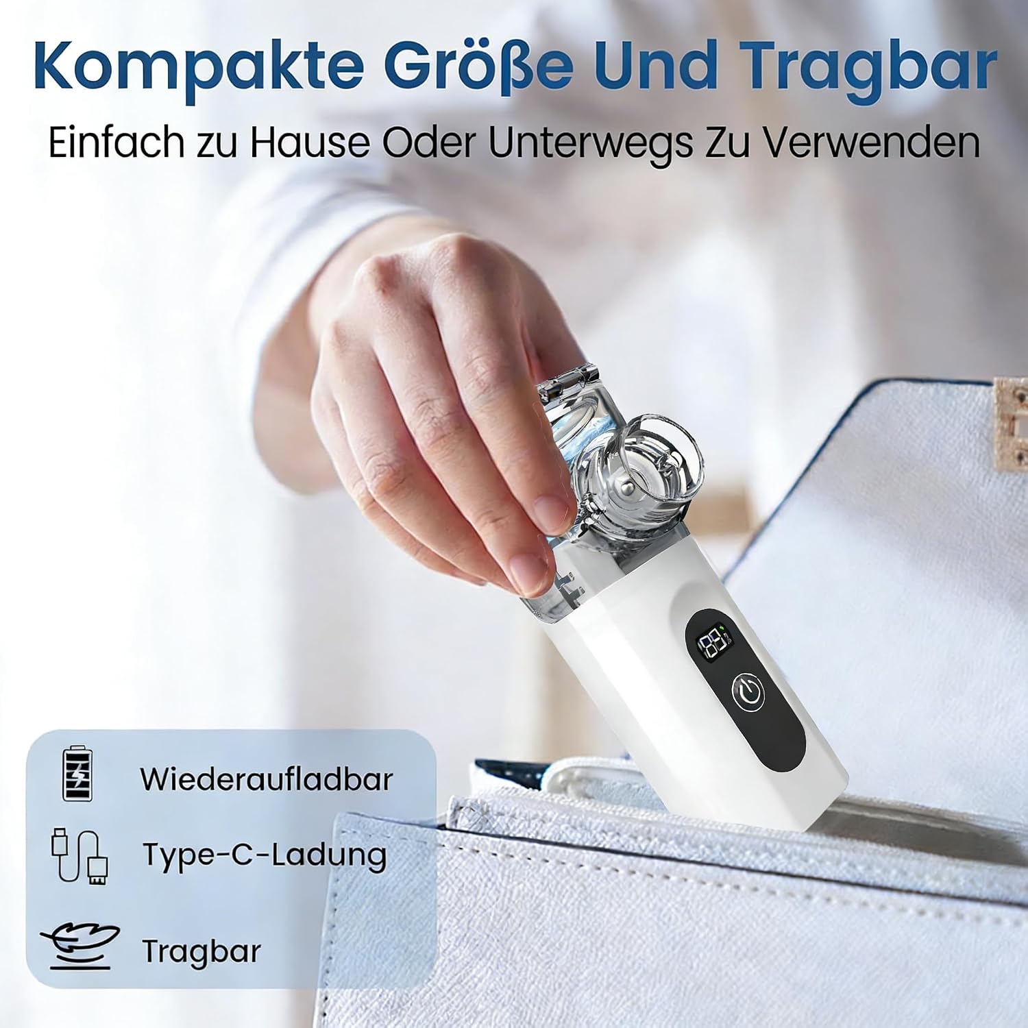 Thumbnail 4 de QianShouYan Inhaliergerät Tragbar Leise