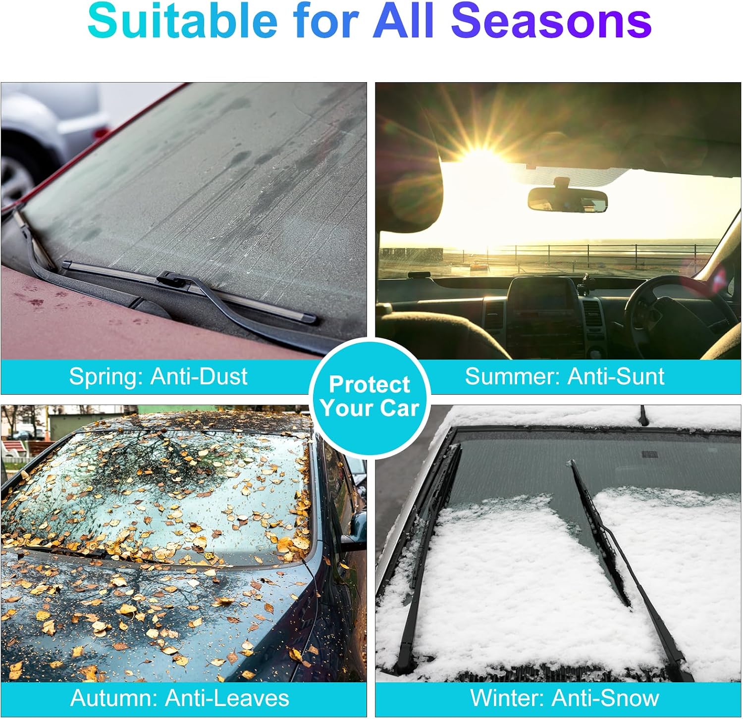 Thumbnail 5 de Mengine Windscreen Cover 157×126 cm