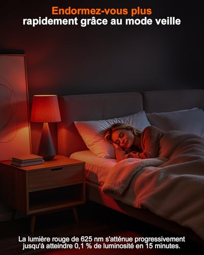 Detalle de DUSKTEC Ampoule LED RGBW E27 12W avec Télécommande — Éclairage intelligent sans WiFi