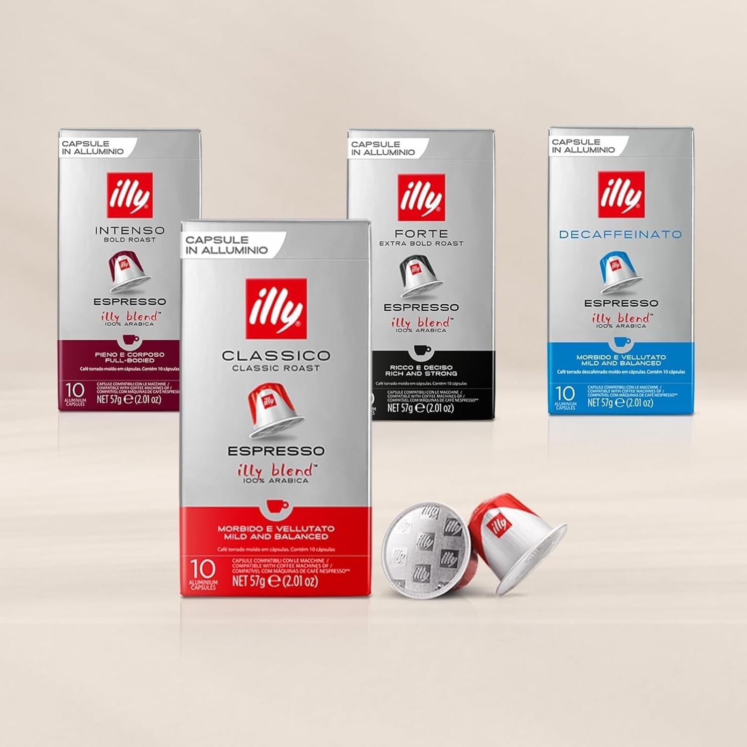 Thumbnail 6 de illy CLASSICO: Caffè in Capsule Compatibili in Alluminio, 100% Arabica, 100 Capsule Totali