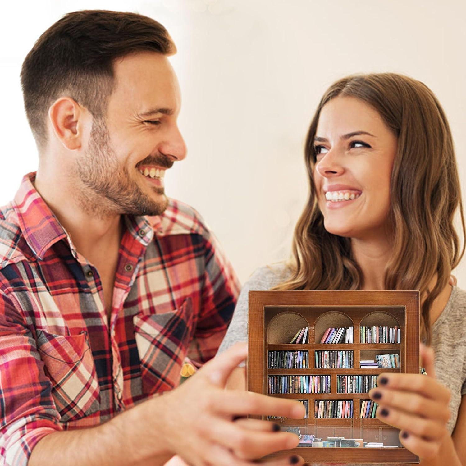 Thumbnail 6 de WifePro Anxiety Bookshelf Mini 7.75" Walnut