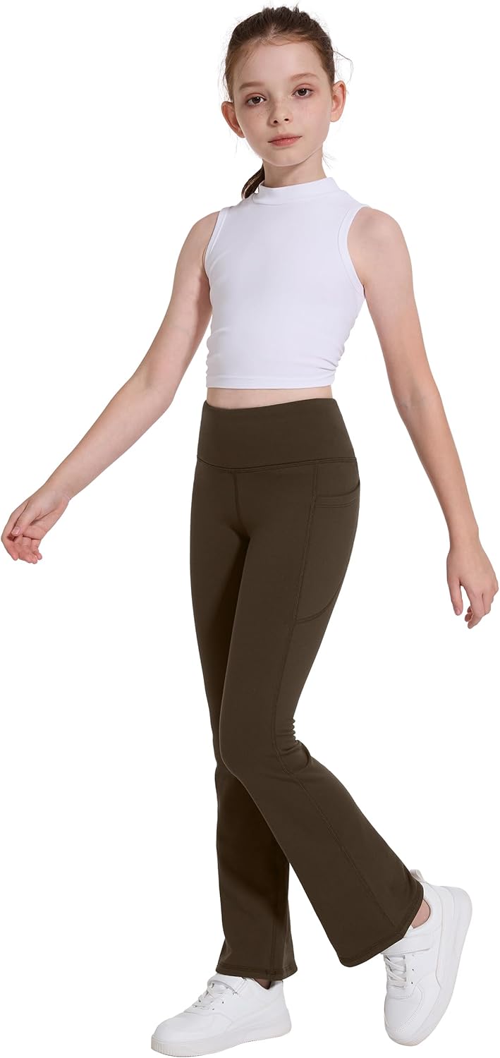 Thumbnail 5 de Desol Thermo-Schlaghose für Mädchen mit Taschen – gefütterte Flared Leggings als Gymnastik- und Sporthose