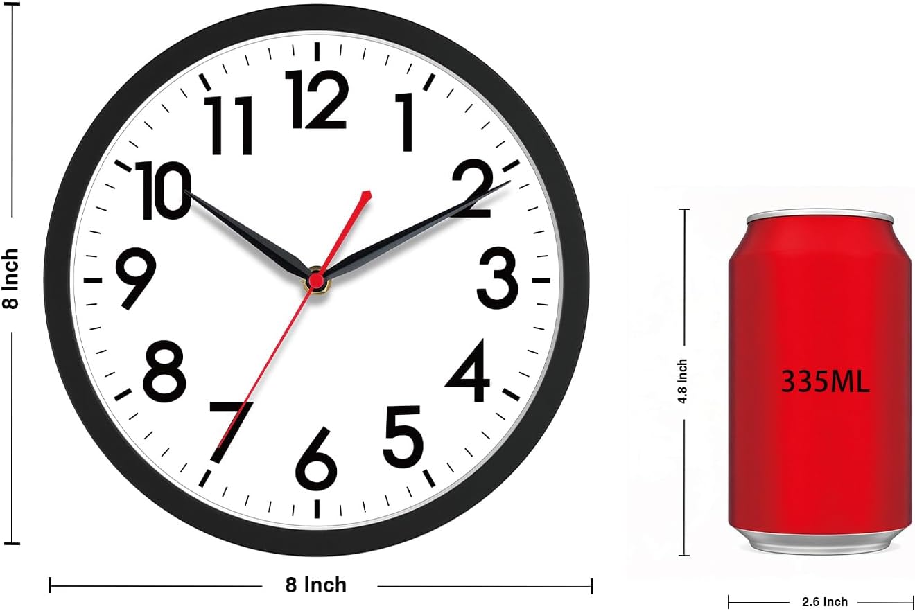 Thumbnail 1 de AKCISOT 8 Inch Wall Clock