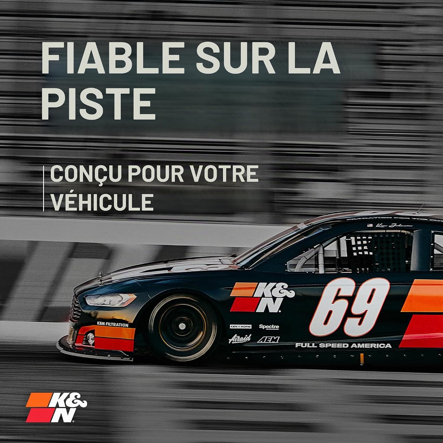 Thumbnail 2 de K&N Filtre à air de remplacement 2 pièces pour Mercedes