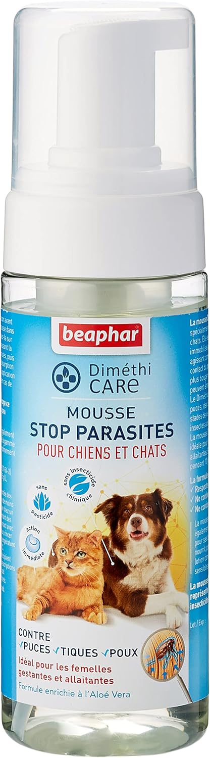 Beaphar DIMÉTHICARE mousse 150ml contre puces