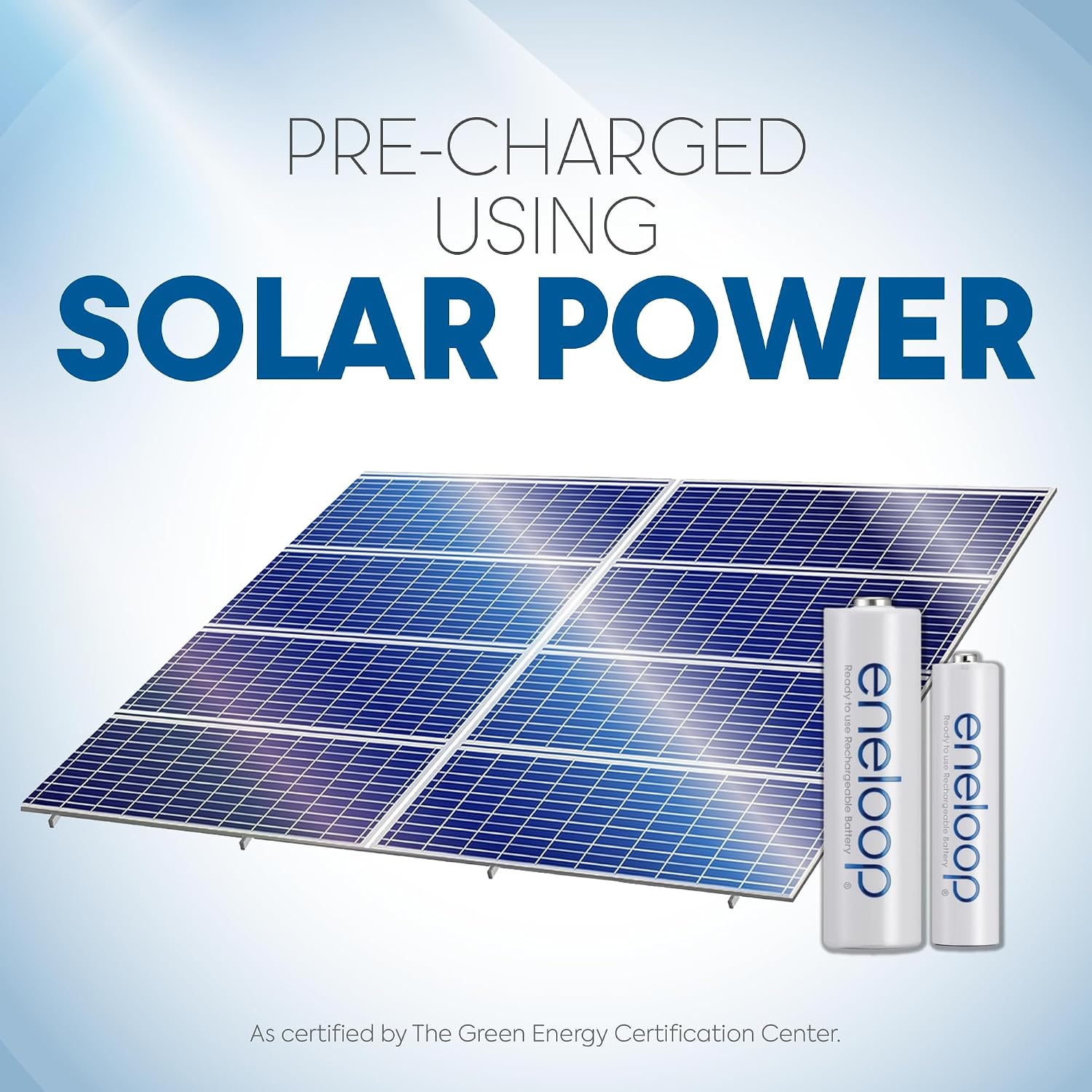Detalle de Panasonic eneloop AAA rechargeable batteries 16-pack