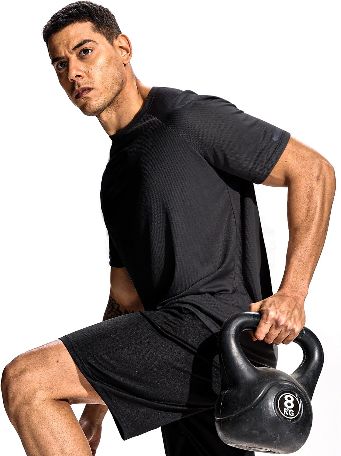 Thumbnail 4 de Hioutdoor Men's Sports T-Shirts: 3 or 5 Pack, Breathable Quick-Drying Short Sleeve Performance Tee