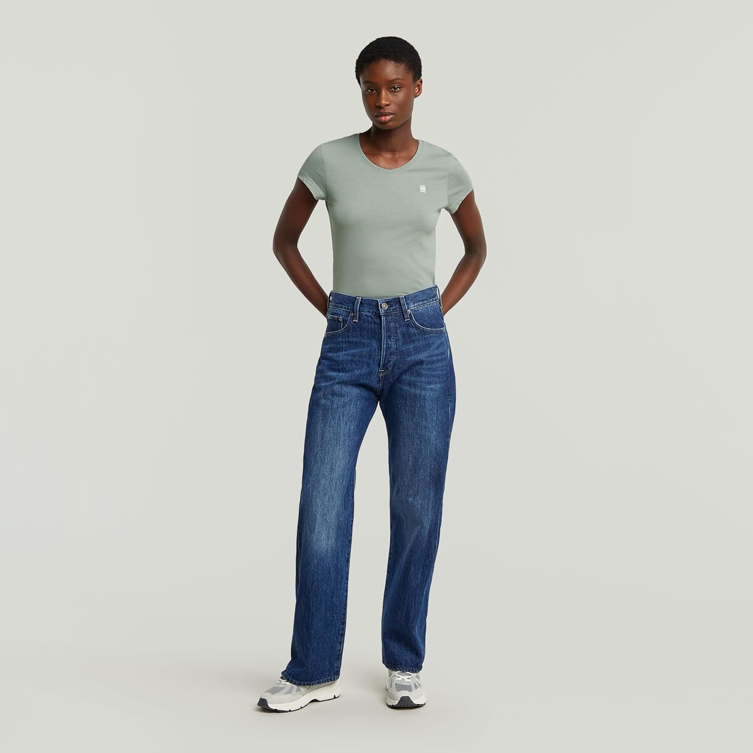 Thumbnail 5 de G-Star Damen Jeans Bowey 3D Boyfriend Jeans mit Knopfverschluss