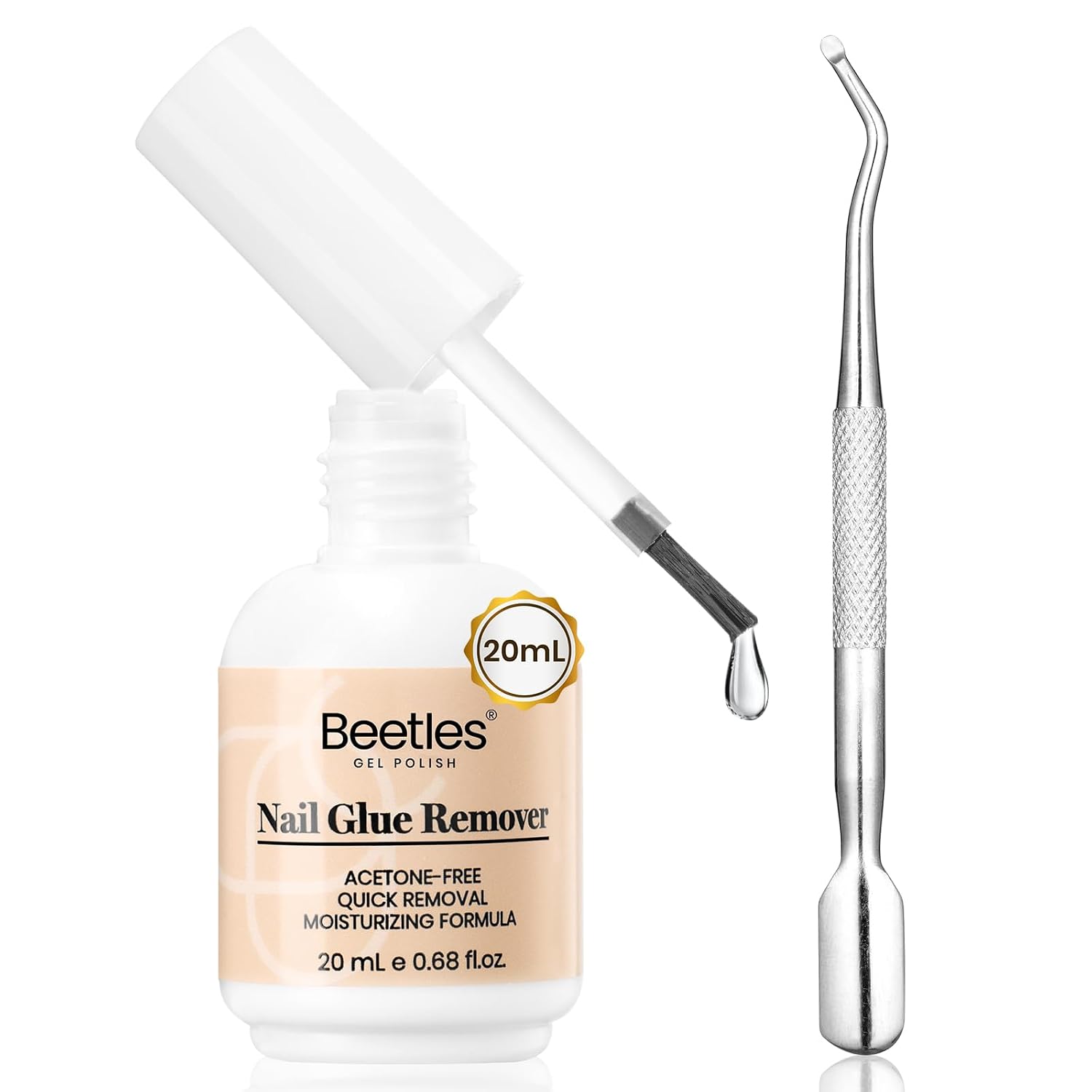 Detalle 1 de beetles 2Pcs No Wipe Top Coat 15ml ๐