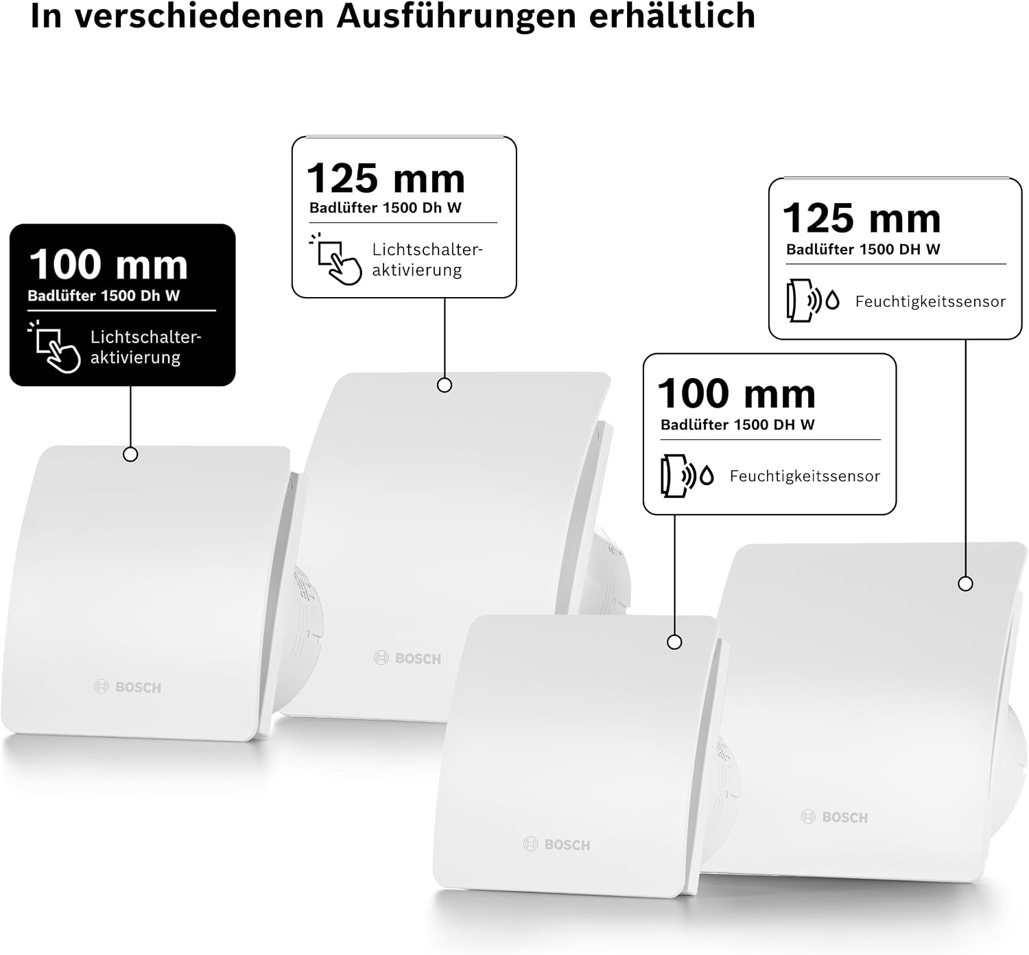 Thumbnail 5 de Bosch Badlüfter 1500 W 100mm
