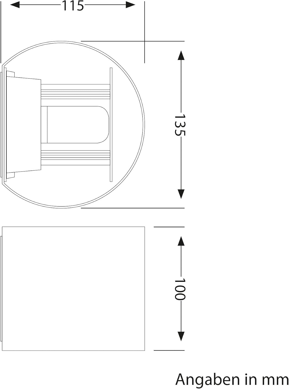 Thumbnail 5 de RUNEL: 2 lampade da parete per esterni con up/downlight, IP65, G9 max 10W – nero opaco