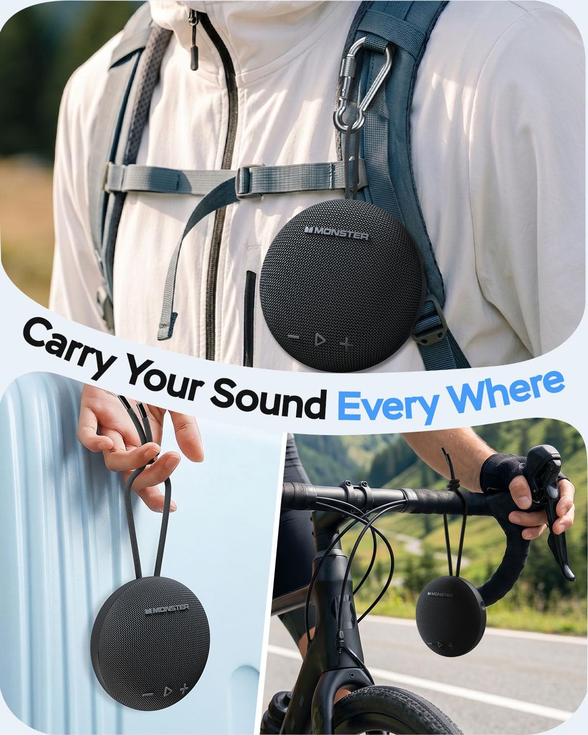 Thumbnail 5 de Monster Bluetooth Speaker IPX8 Waterproof Speaker