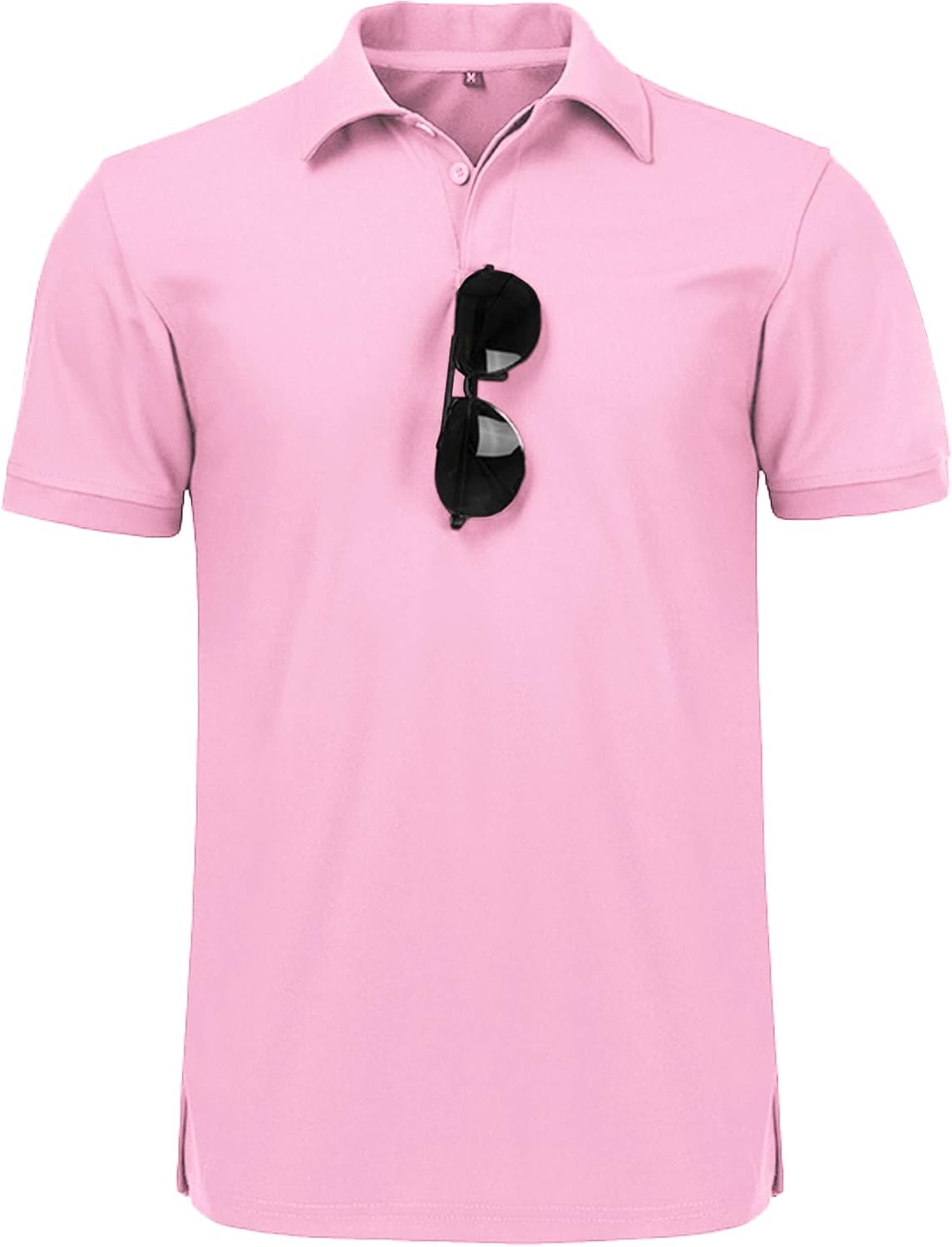 Detalle 2 de JACKETOWN Men Polo Shirt Short Sleeve – Breathable Tennis & Golf Polo