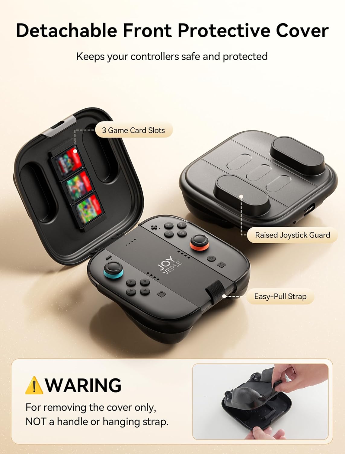 Thumbnail 3 de JSAUX Charging Grip for Switch 2 Joy-Con – Built-in 1200 mAh battery grip handle for playing while charging (2025)
