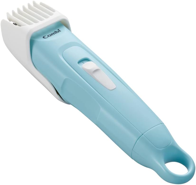 Detalle de Combi コンビ はじめてのバリカン アクアブルー 約32mm刃幅・水洗い対応
