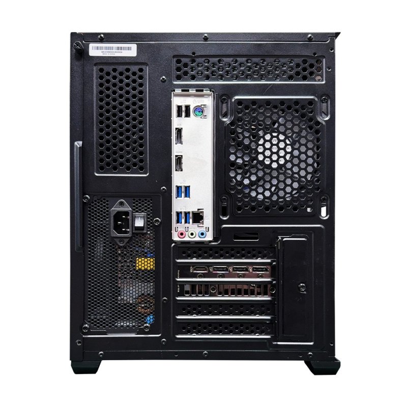 Detalle de PC Sobremesa IBUYPOWER Pack Fighter Warhero Lite: Ryzen 5 5500, 16 GB, 1 TB SSD + RX 9060 XT, Monitor 24" y accesorios