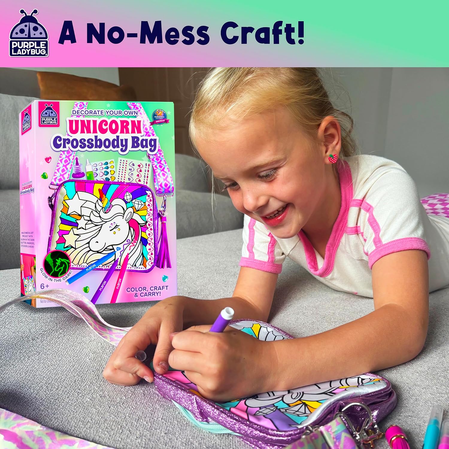 Thumbnail 6 de Unicorn crossbody craft kit for kids