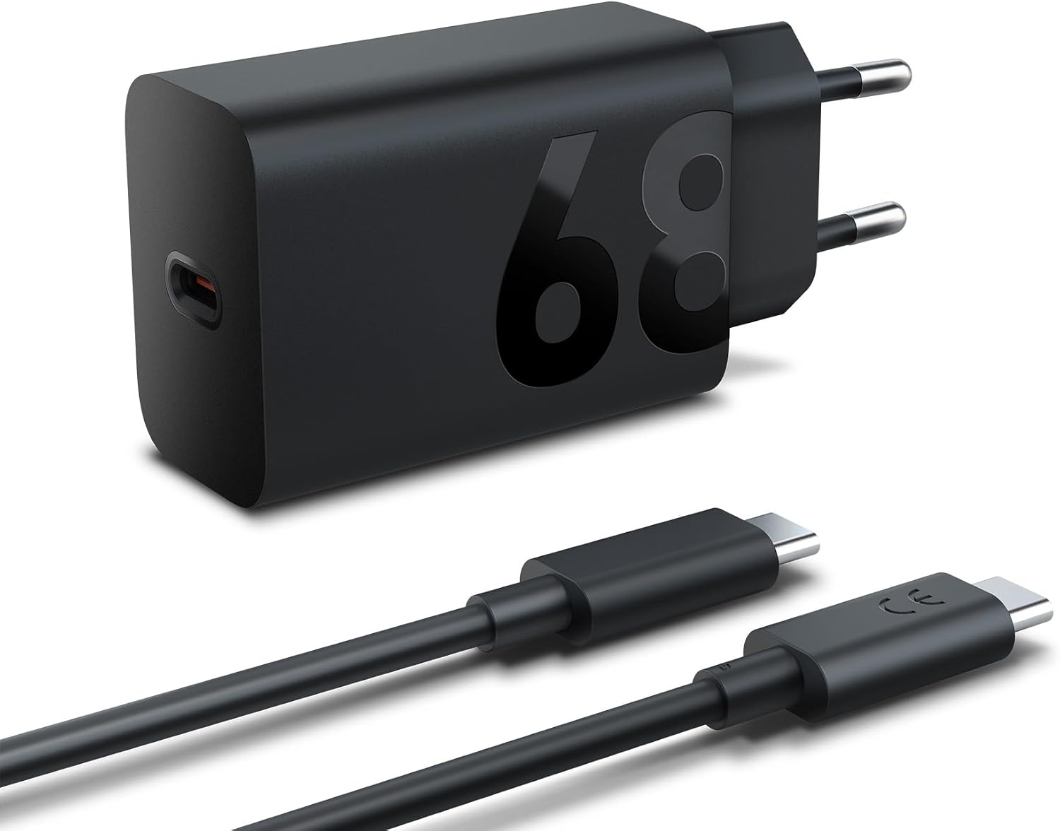 Detalle 2 de Lenovo 68W USB-C GaN Wall Charger con cavo 1,5 m: potenza compatta per tablet, PC e dispositivi USB-C PD