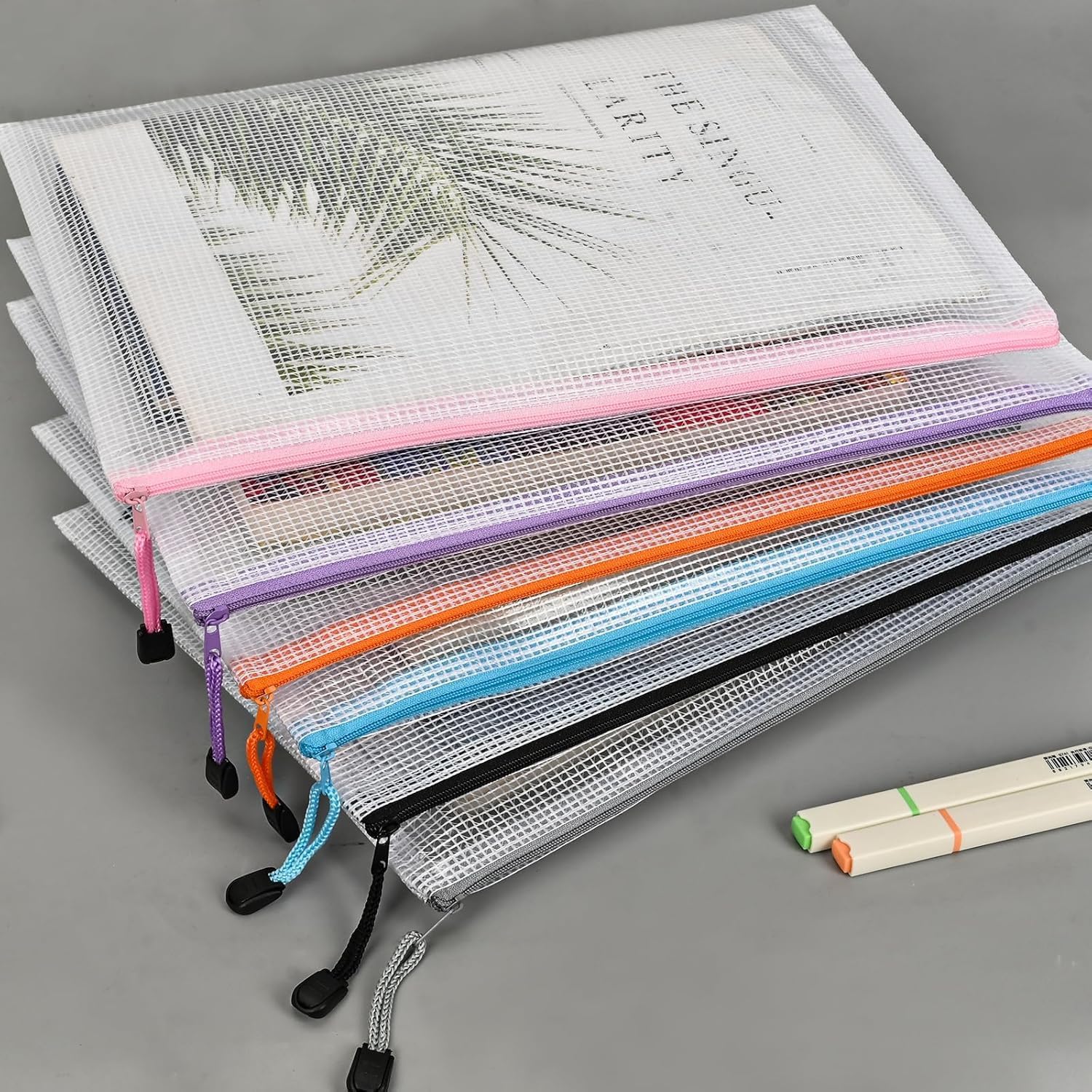 Thumbnail 6 de Zip Wallet: Waterproof A4 Zip File Folders (24 Bags) by Jicsetk