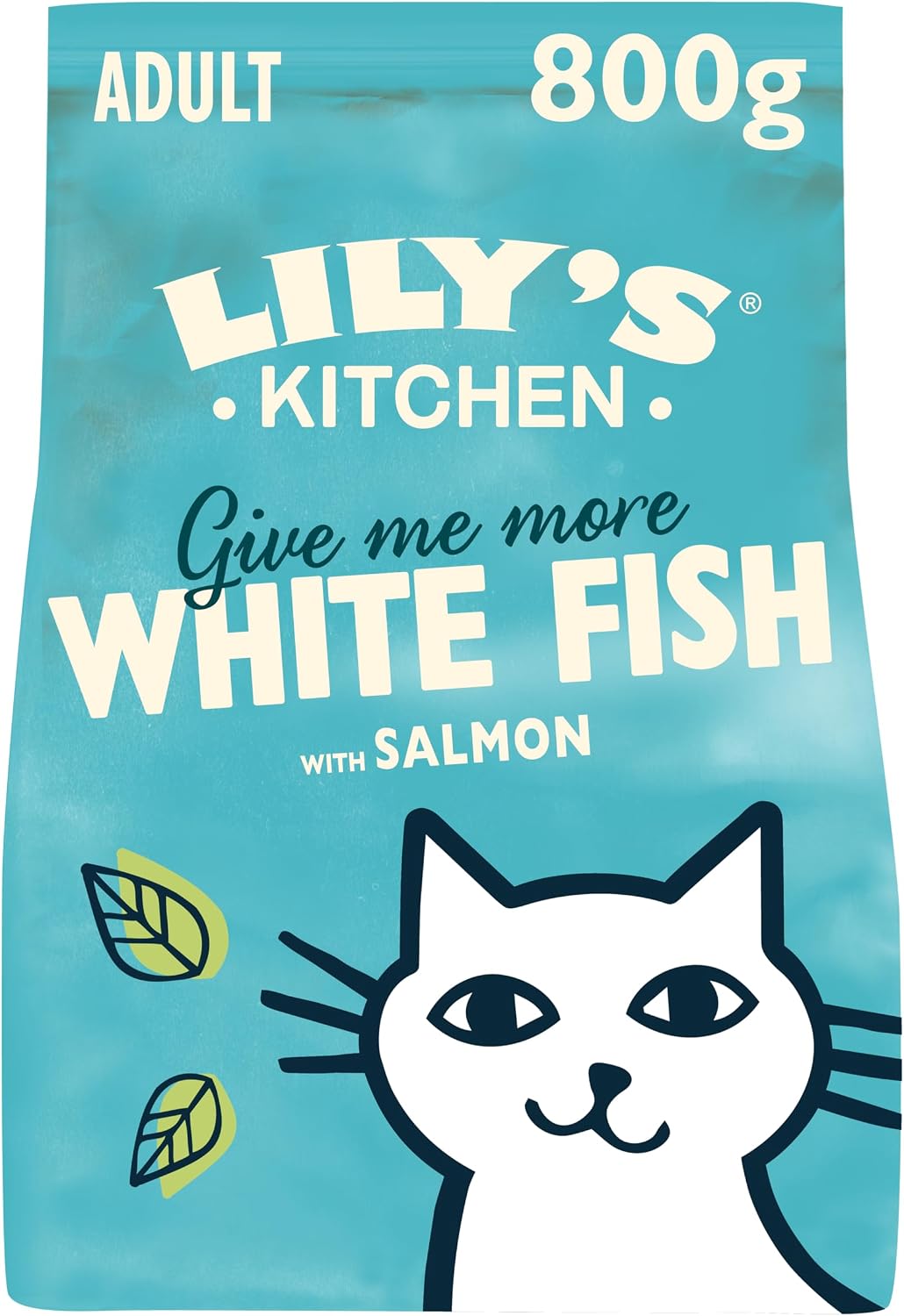 Detalle 2 de Lily's Kitchen Trockenfutter für ausgewachsene Katzen Weißfisch mit Lachs – getreidefrei, 2 kg