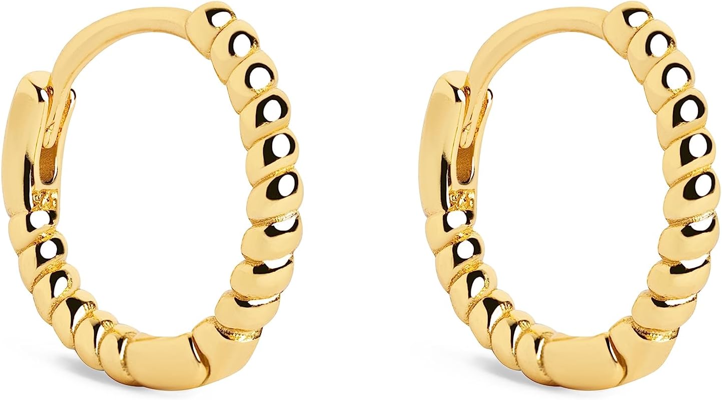 Detalle de SINGULARU Pendientes Aro Twist 10 mm