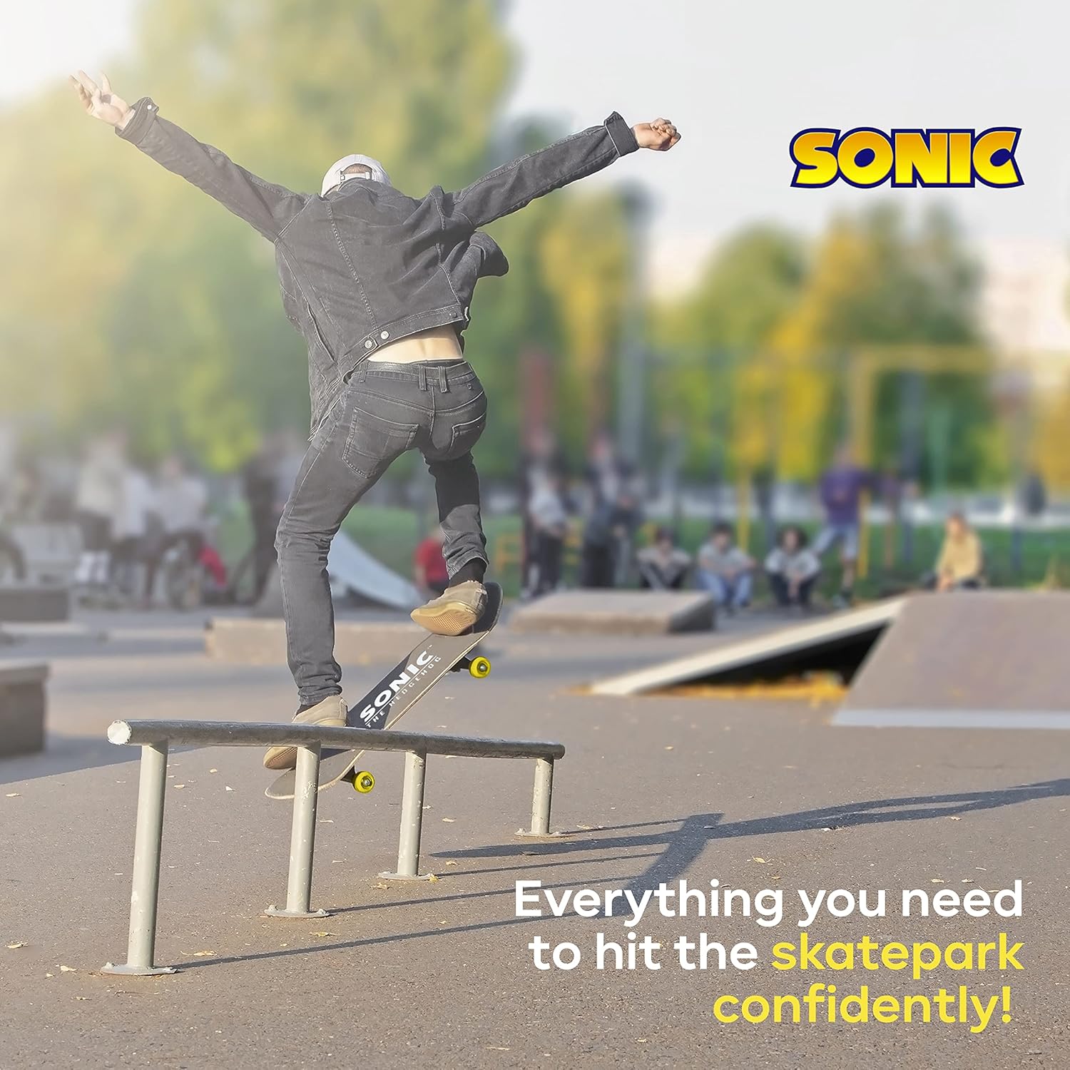 Thumbnail 5 de Sonic Character Cruiser Skateboard with ABEC 5 Bearings 🛹