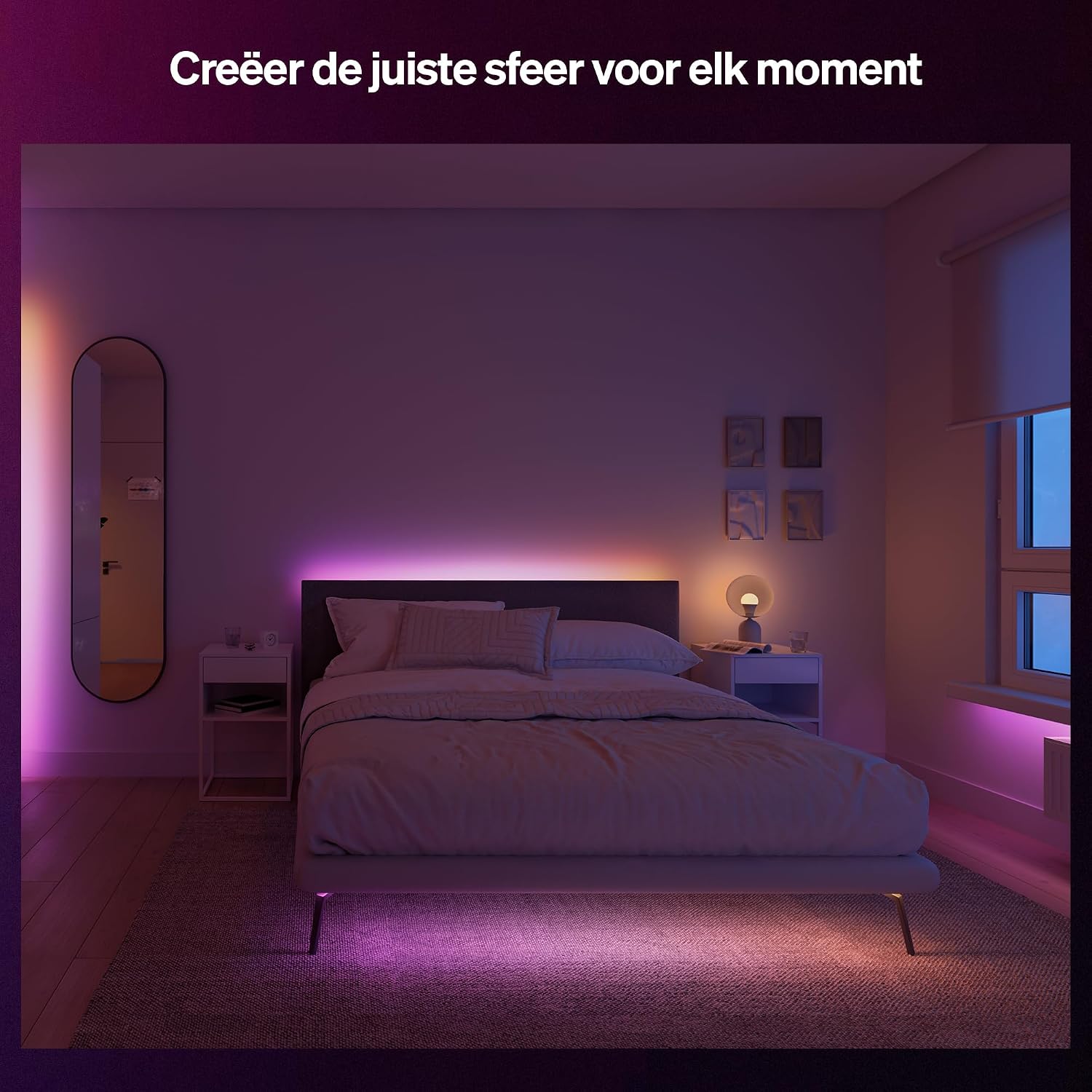 Detalle de Philips Hue Essential 929004295001 RGBIC-ledstrip van 10 m voor binnen