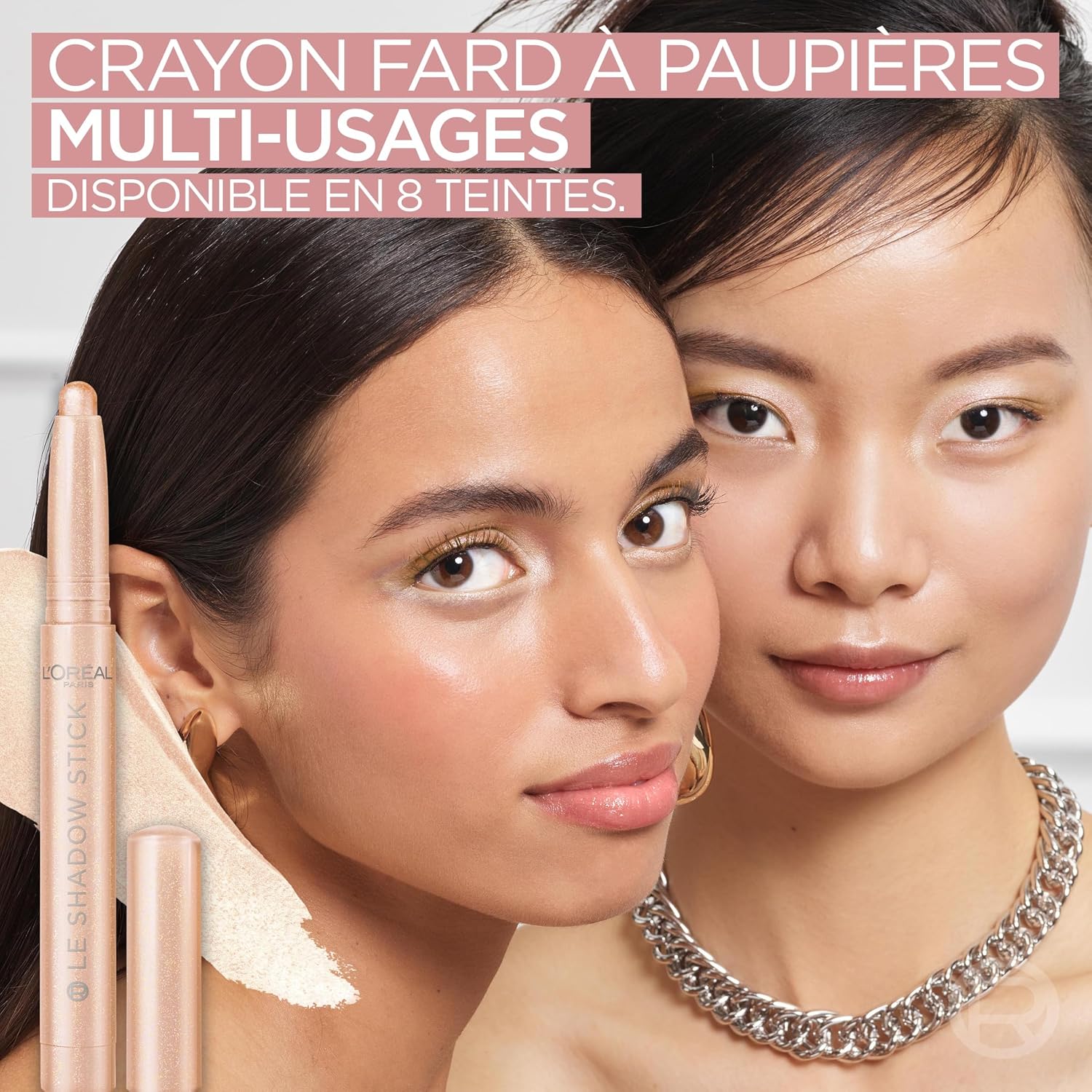 Detalle de L’Oréal Paris Paradise Shadow Stick 105 Mesmer Gold – Crayon fard à paupières multi-usages